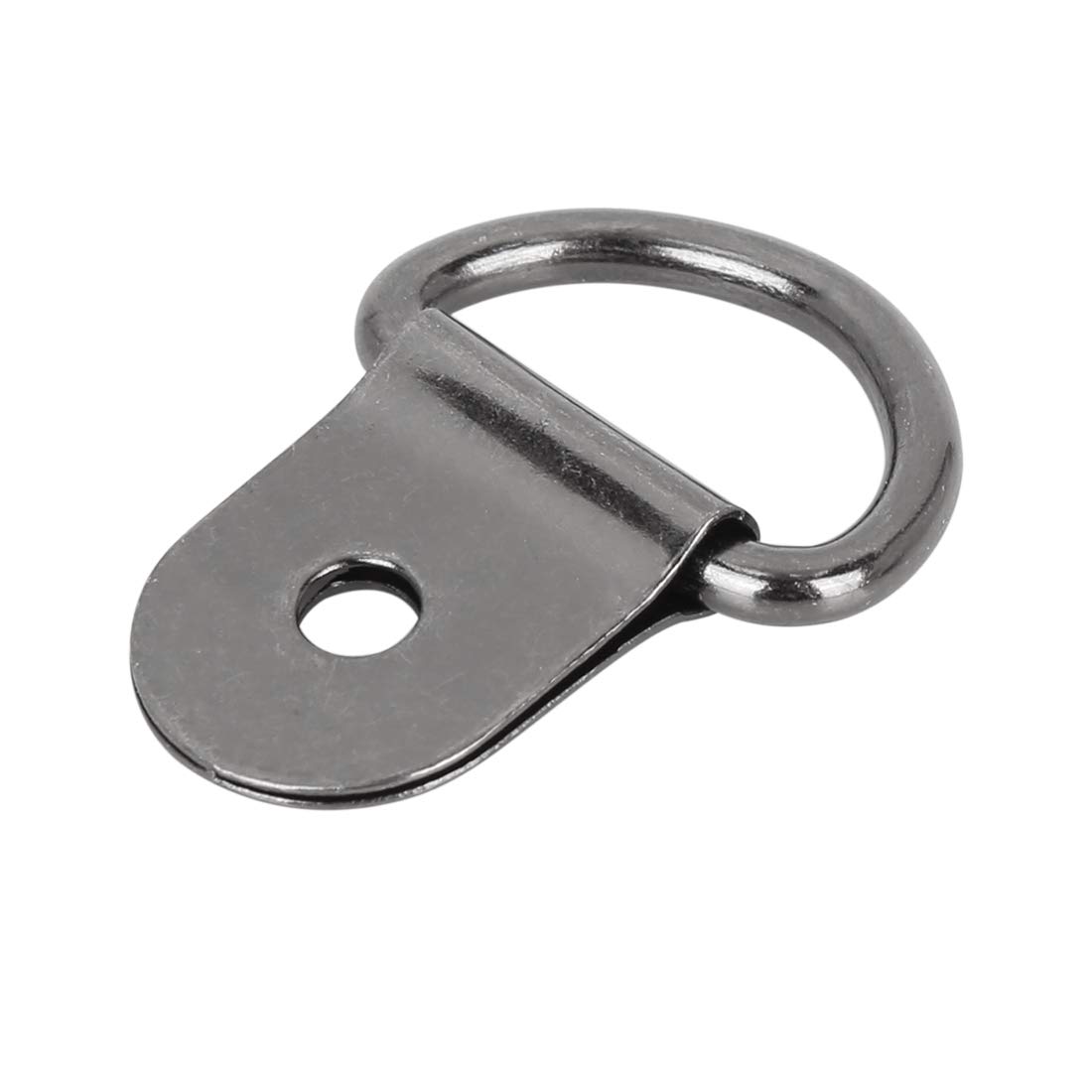 X AUTOHAUX 30pcs Titanium Tone D-Shaped Tie Down Anchors - Heavy Duty Lashing Rings for Car, Truck, Trailer, RV & Boat Cargo Securing - Perfect for Transporting Equipment, Furniture & Outdoor Gear