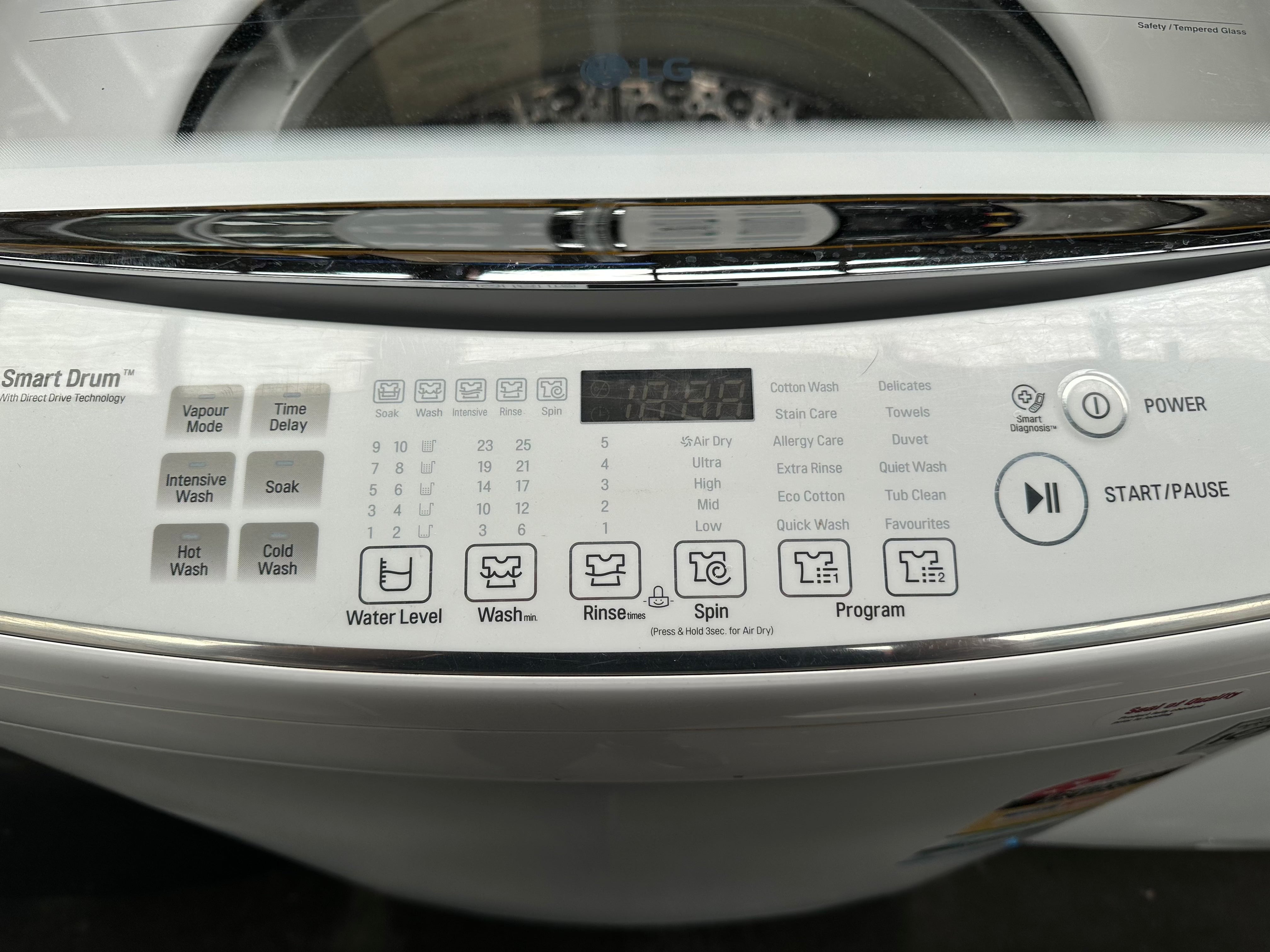 LG 8.5kg Direct Drive Top Load Washing Machine [Certified Refurbished] - Perfect for Small Apartments & Laundry Rooms