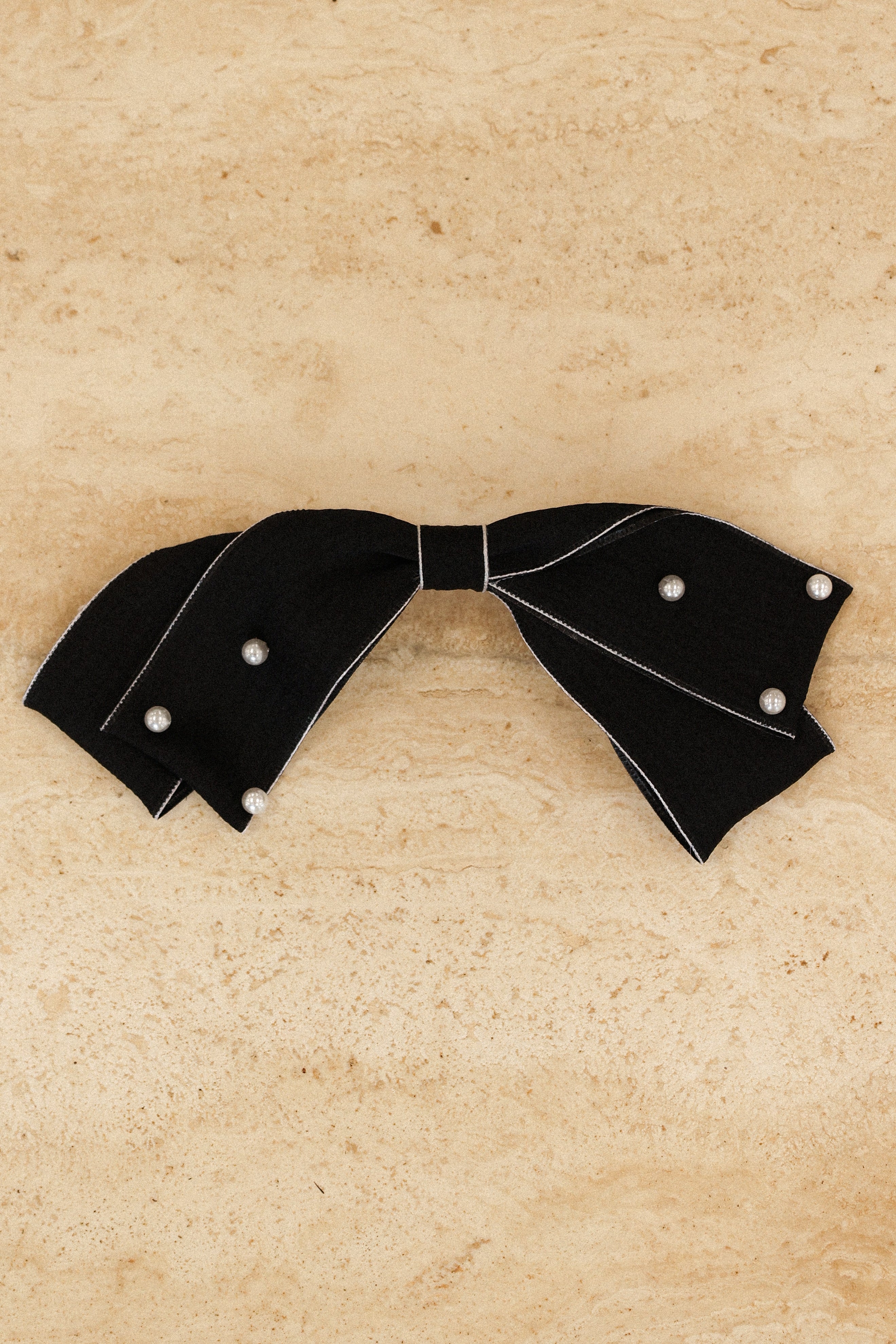 Elegant Astor Bow Hair Clip - Black Hair Accessory for Women & Girls | Perfect for Weddings, Parties & Everyday Style