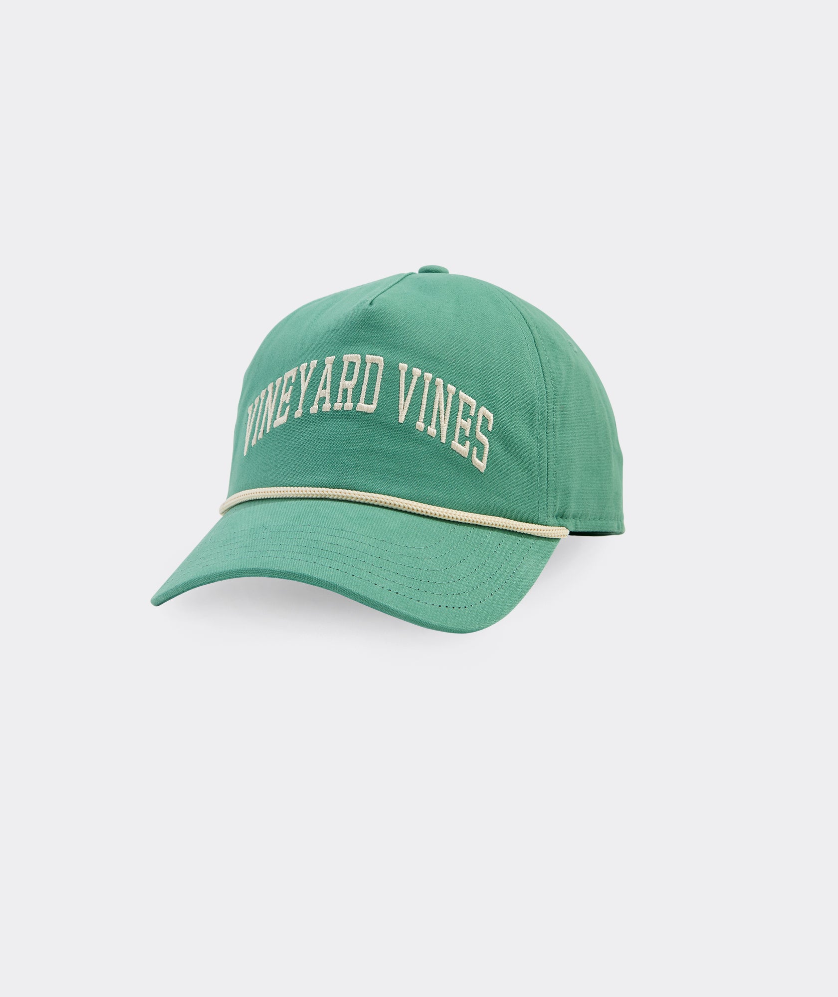 Vineyard Vines Embroidered Text Logo 5-Panel Snapback Hat for Men & Women - Casual Summer Beach Hat for Outdoor Activities, Fishing, and Sports