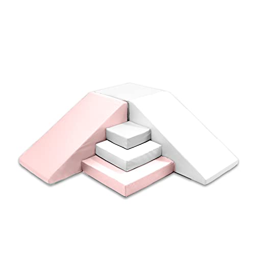 Pink, Gull Gray, White