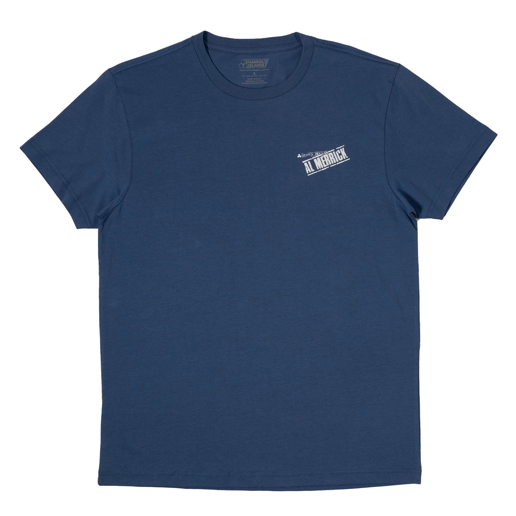 Channel Islands Al Stamp OG Men's Short Sleeve T-Shirt - Cobalt Blue - Surfing, Skateboarding & Casual Streetwear Style