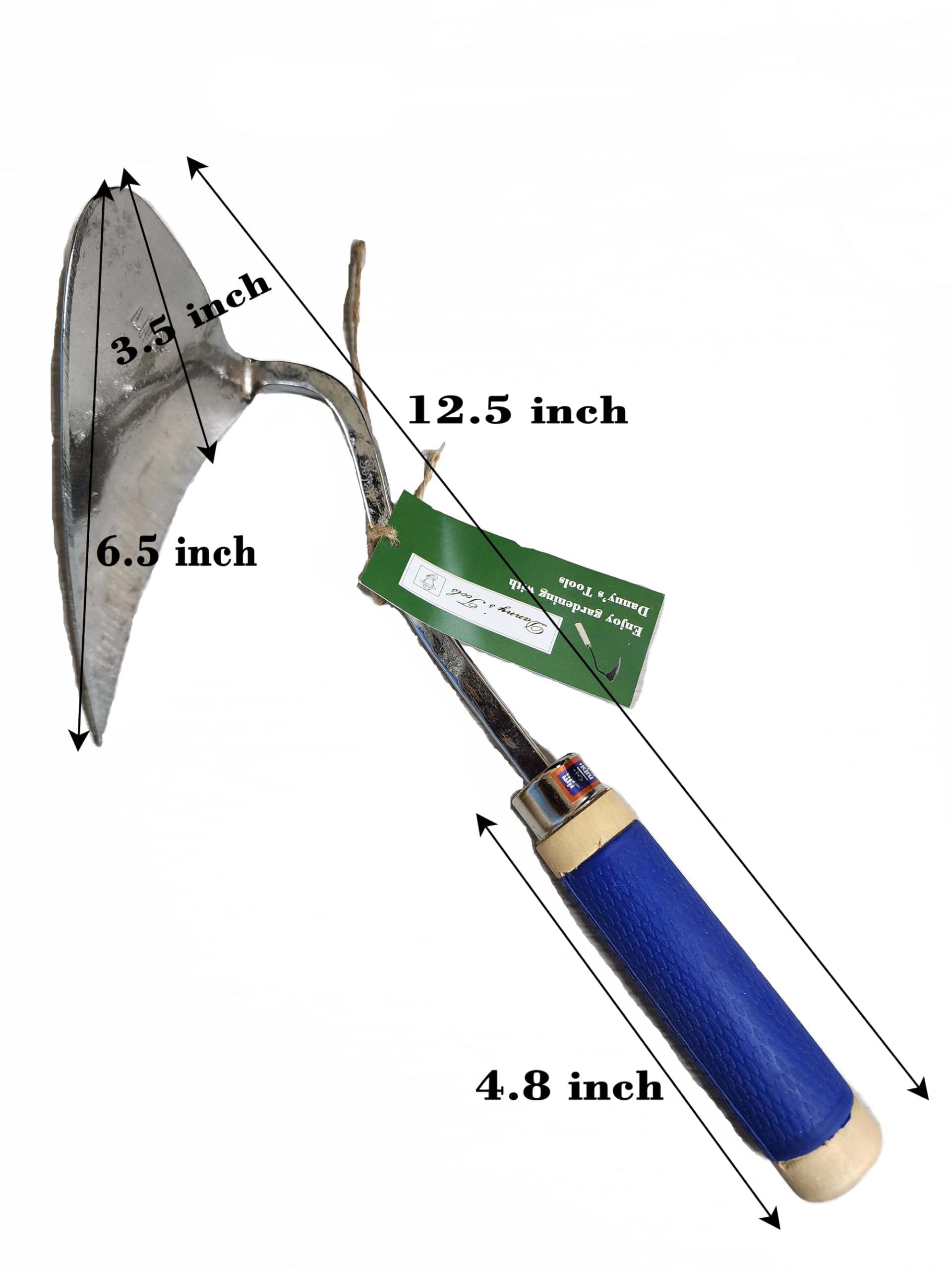 Danny’s Tools Premium Korean Gardening Hoe (Ho-mi) – Hand-Forged Steel, Ideal for Weeding, Farming & Easy Gardening | Perfect for Home Gardens, Landscaping & Urban Farming