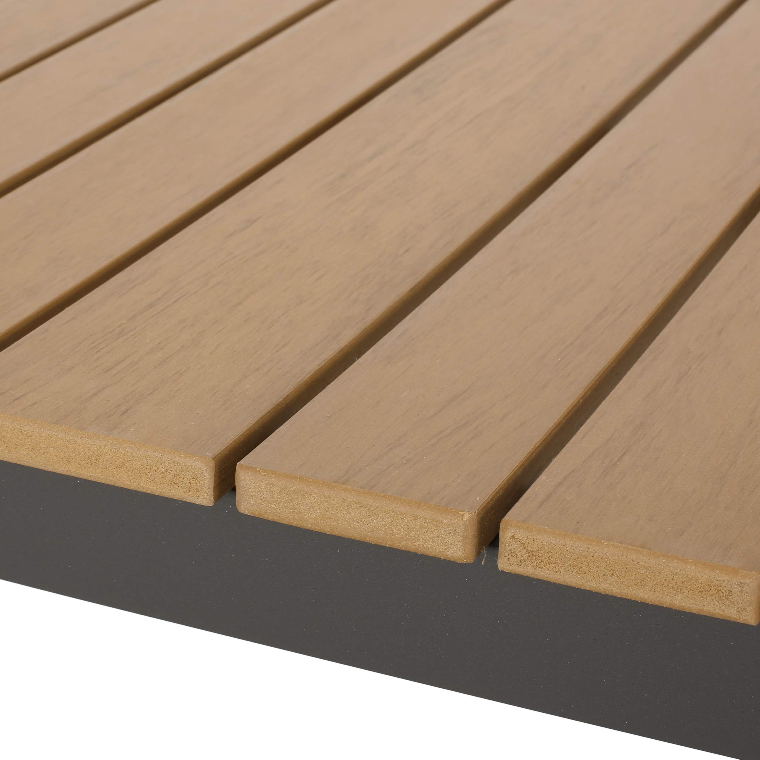 Christopher Knight Home Outdoor Dining Table - Weather-Resistant Gray & Natural Finish - Perfect for Patio, Garden, and Backyard Entertaining