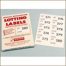 Pre-Numbered Speed Lot Labels - Large Size (400 Labels/Pack) for Warehouse, Inventory & Shipping Organization | Durable & Easy-to-Use
