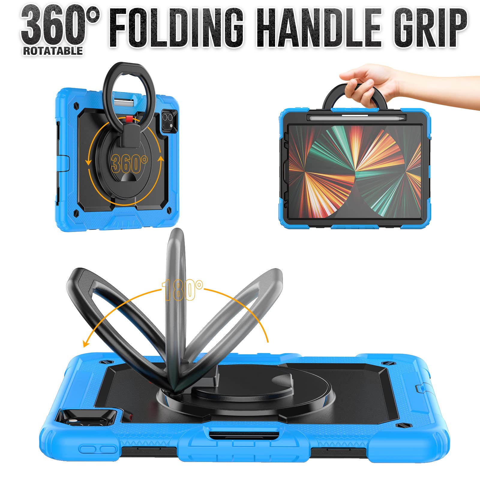 **Shockproof Heavy Duty Case for iPad Air 5/Air 4 10.9