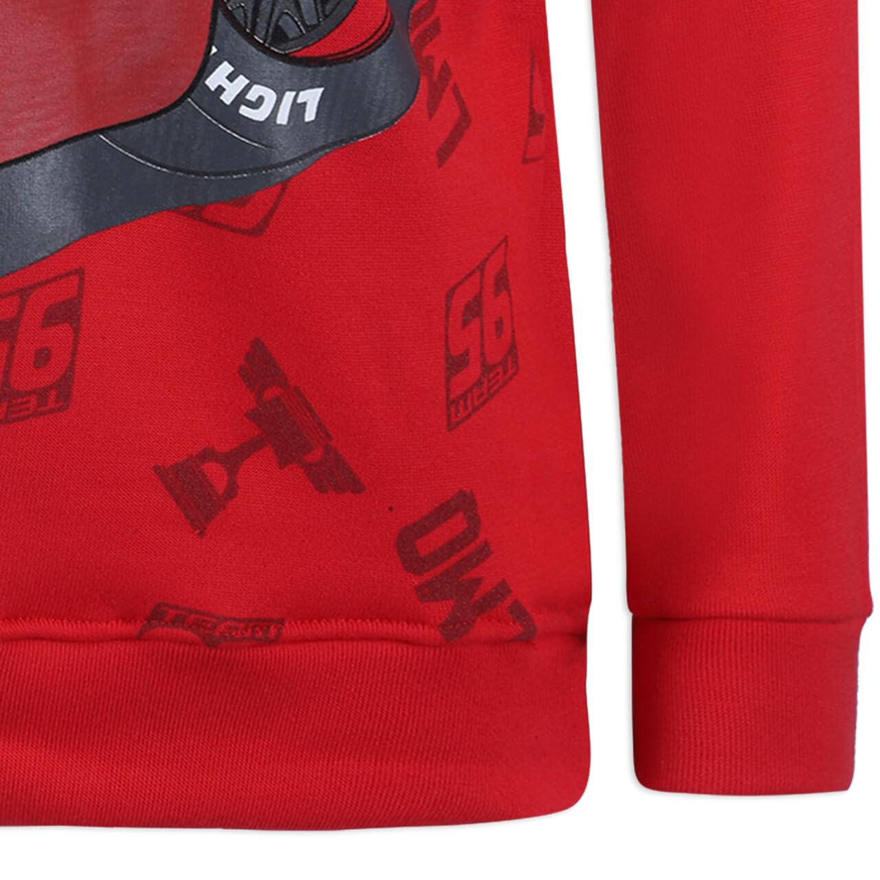 Disney Cars Lightning McQueen Boys Hoodie - Soft Fleece Pullover for Toddler, Little & Big Kids - Perfect for Playtime, Birthday Gifts & Family Outings