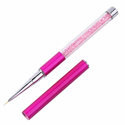 Professional Nail Dotting Tool Kit - 5-in-1 Nail Art Pen Set with Crystal Carving Pen, Light Pen & Dotting Brushes for Gel Polish, Acrylic Nails & DIY Nail Designs - Perfect for Home Salon, Manicure Parties & Professional Nail Artists