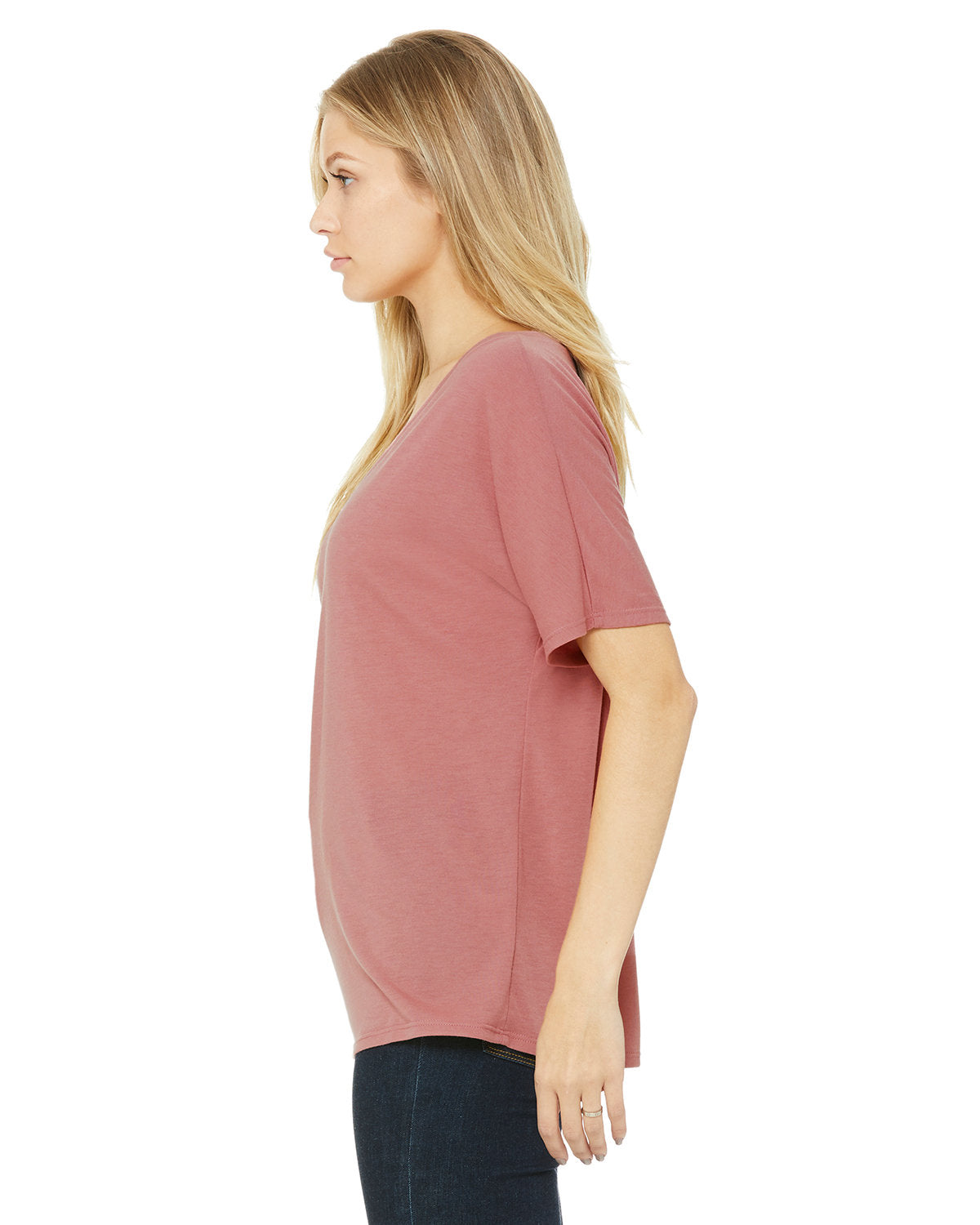 Bella + Canvas 8815 Women's Slouchy V-Neck T-Shirt - Soft & Comfortable Casual Tee for Everyday Wear | Perfect for Lounge, Outings & Layering