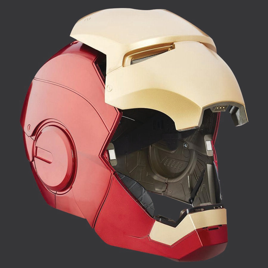 Marvel Legends Series Iron Man Electronic Helmet - Collectible Replica with Light & Sound Effects - Perfect for Cosplay, Halloween Costumes & Marvel Fans Collection
