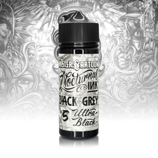 Eternal Bishop x Mister Cartoon Premium Tattoo Ink Set - Professional Tattoo Artist Supplies for Black & Grey Tattoos, Perfect for Tattoo Studios and Home Artists