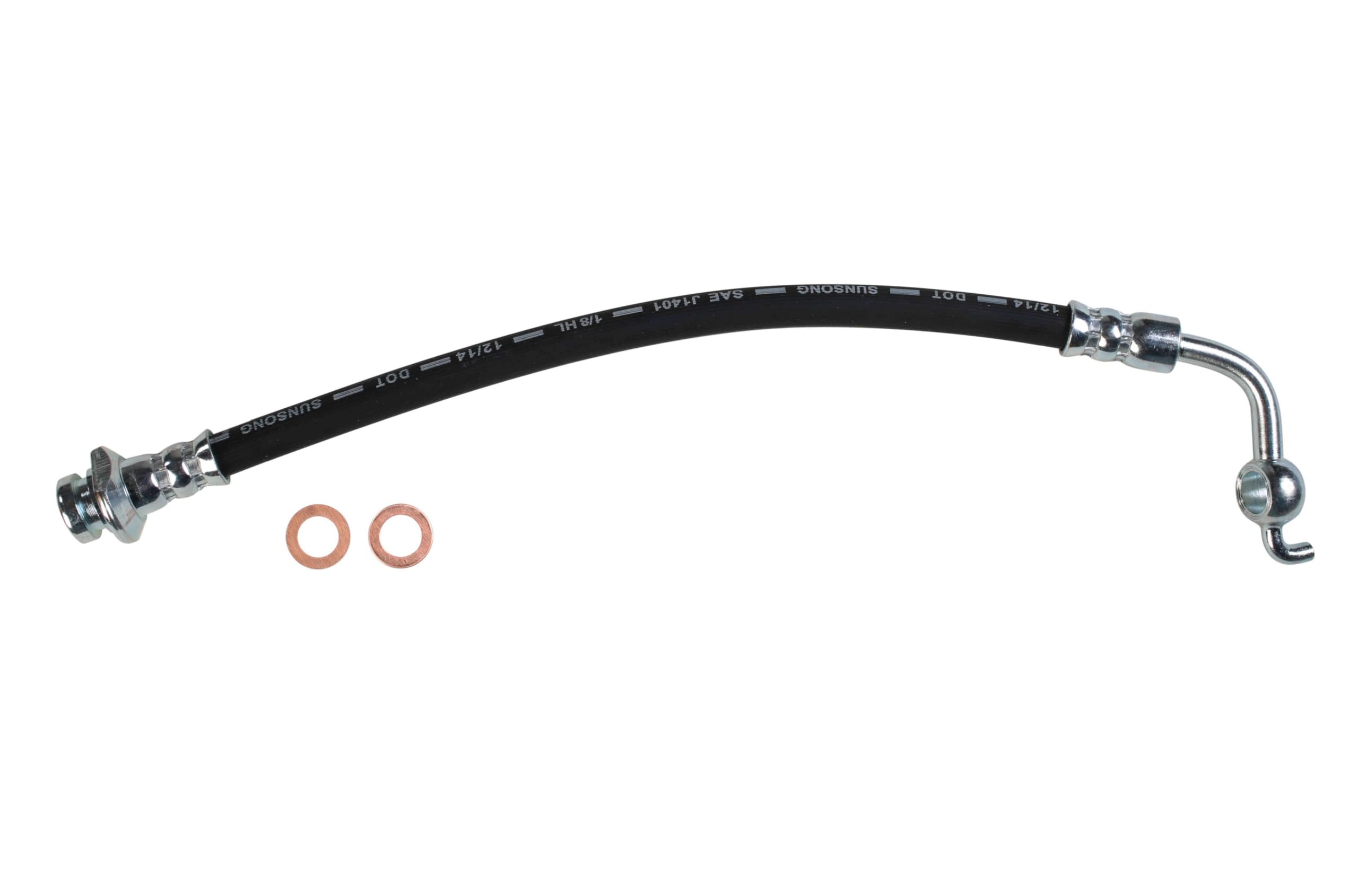 Sunsong 2201793 Brake Hydraulic Hose - High Performance Replacement for Smooth Braking | Perfect for Trucks, SUVs, and Off-Road Vehicles