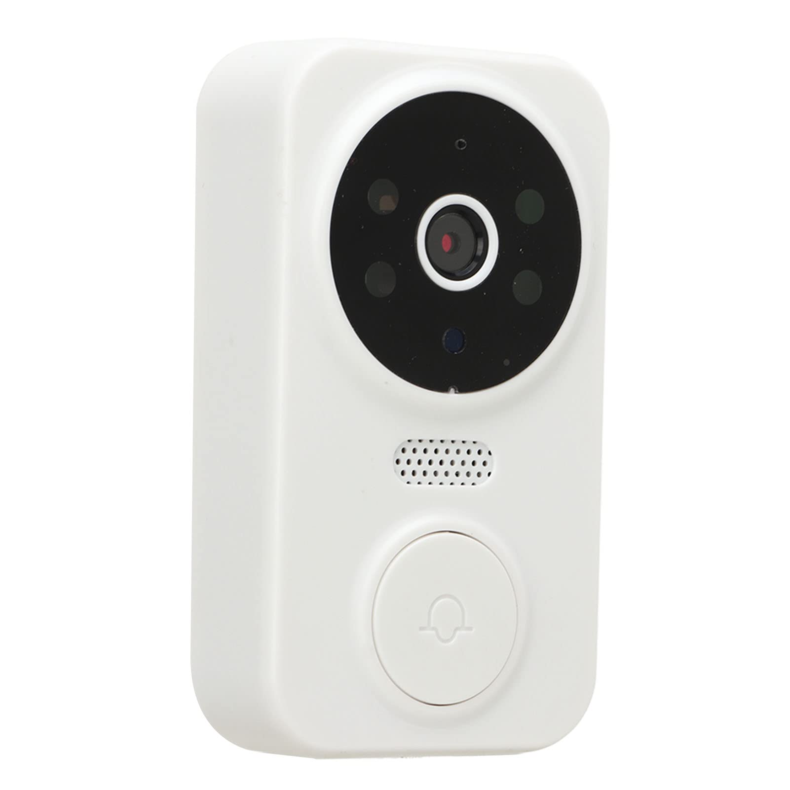 Smart WiFi Video Doorbell Camera with Wireless 2-Way Audio & HD Night Vision - Home Security System for Front Door Monitoring (Ideal for Apartments, Houses & Package Delivery)