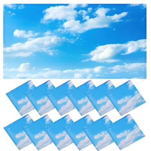 Blue sky and white clouds