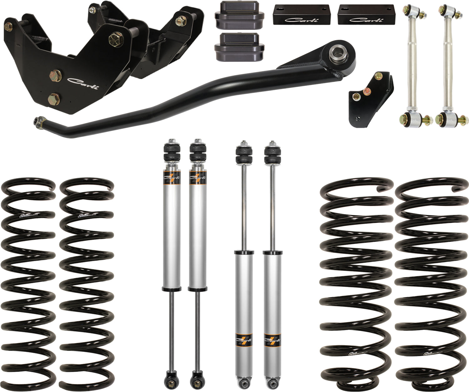 2019-2024 Ram 2500 Hemi Carli Commuter Suspension System - Off-Road Performance Upgrade for Smooth Daily Driving & Adventure