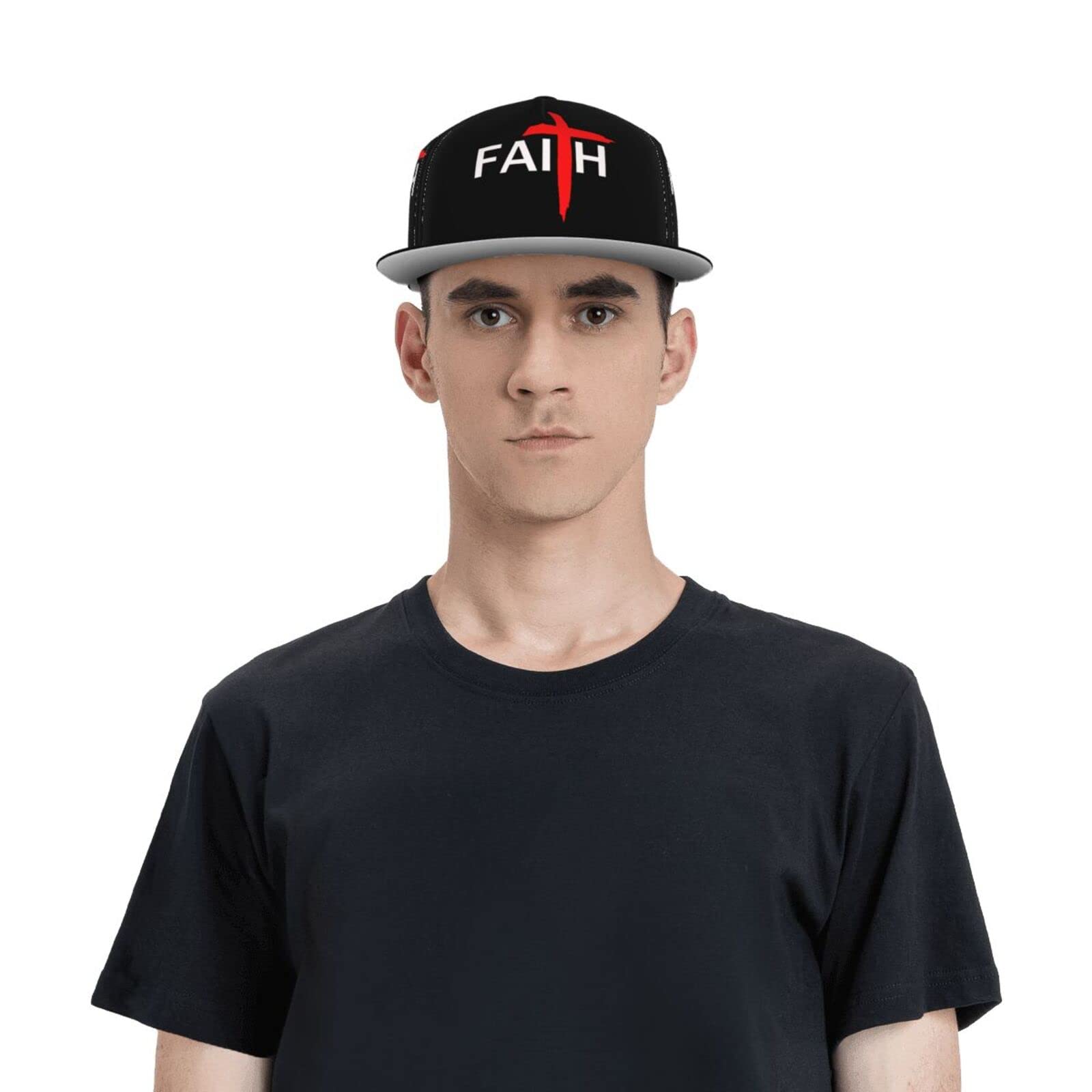 DARLEKS Flat Bill Brim Baseball Cap - Adjustable Hip Hop Trucker Hat for Men & Women - Stylish Snapback Hat for Streetwear, Hip Hop Fashion, and Outdoor Activities