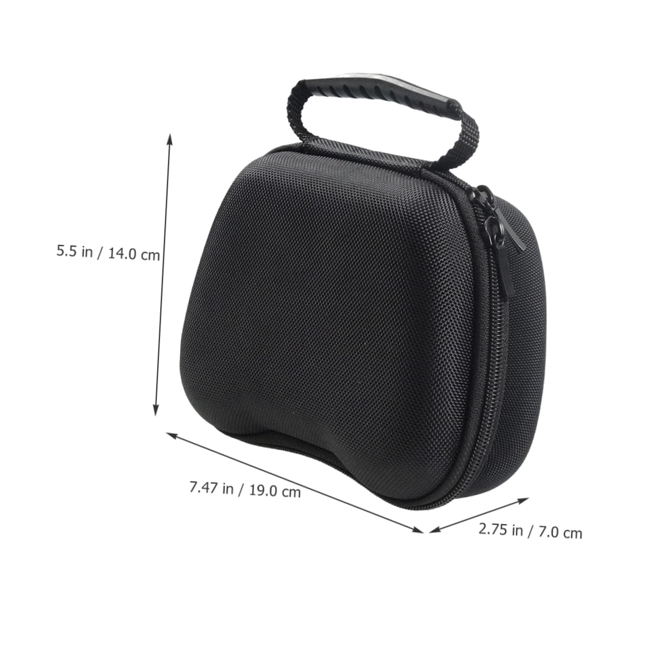 ARTIBETTER Controller Storage Case - Durable Oxford Cloth with EVA & Velour Lining for PS5/Xbox/Switch Pro Controllers - Travel-Friendly Protective Carrying Pouch for Gaming Accessories at Home or On-The-Go