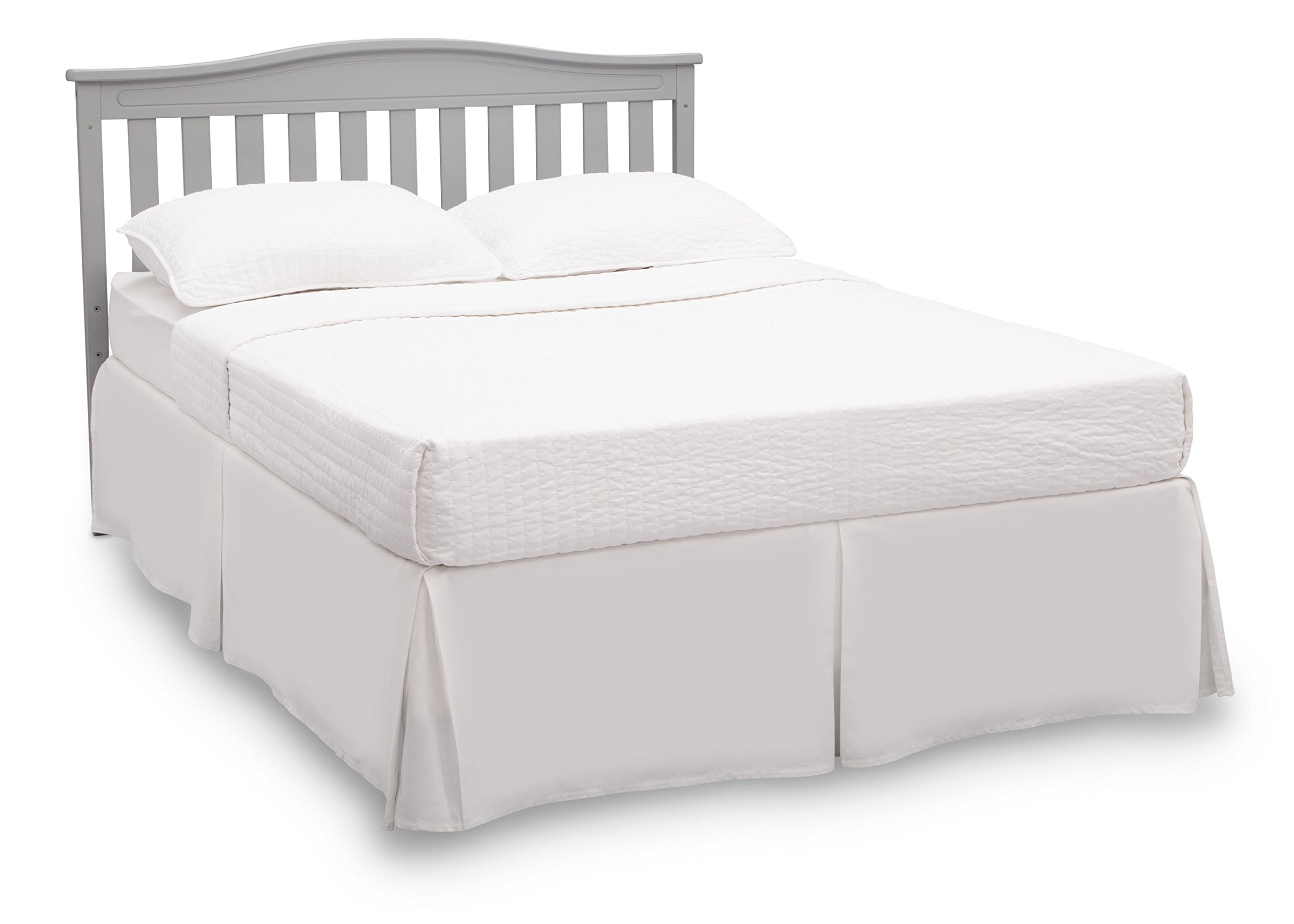 Delta Children Independence 4-in-1 Convertible Baby Crib - Grey | Toddler Bed & Daybed Conversion | Safe & Stylish Nursery Furniture for Newborns to Teens | Perfect for Small Spaces & Modern Nurseries