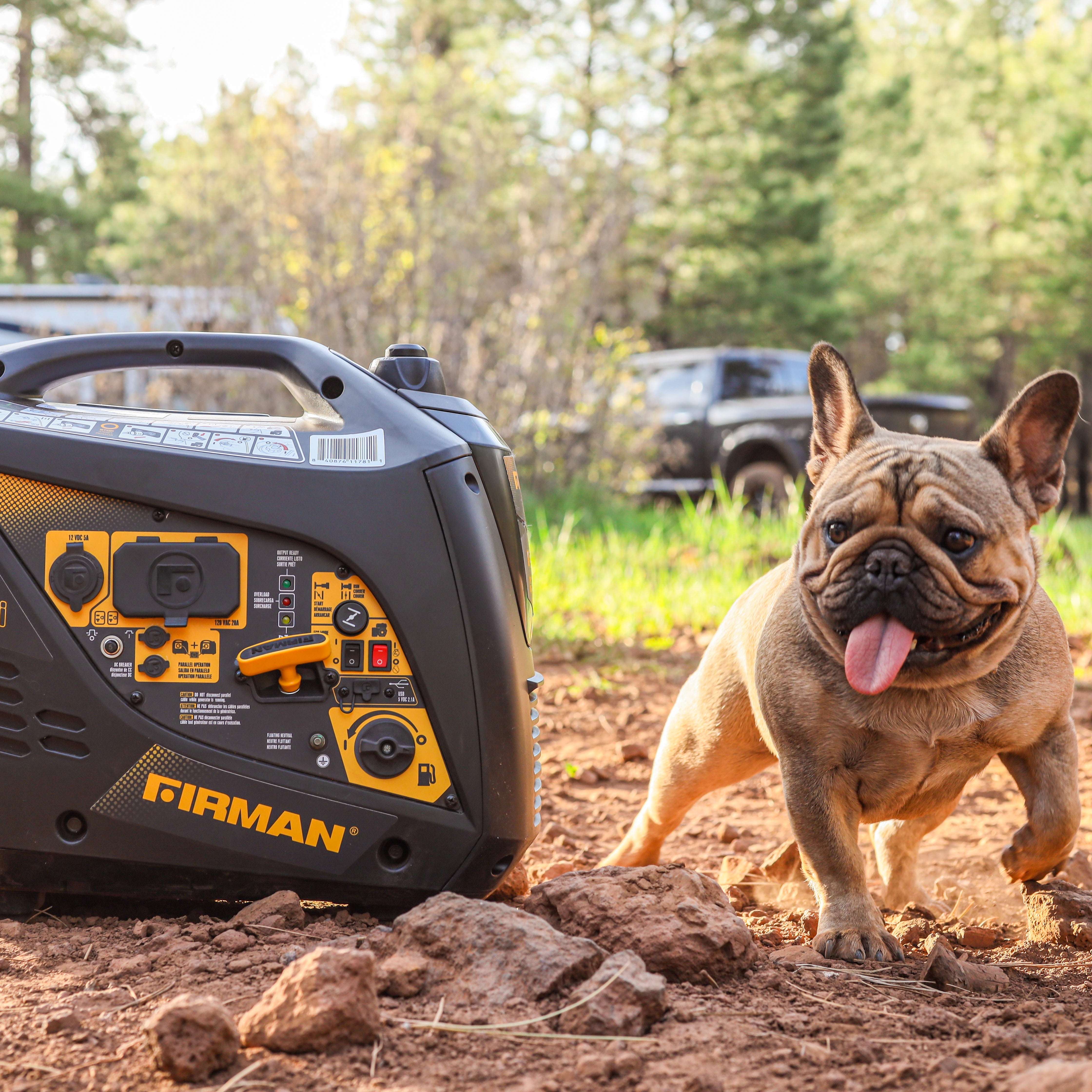Refurbished 2100W Portable Inverter Generator with Recoil Start - Perfect for Camping, Outdoor Adventures & Emergency Power Backup