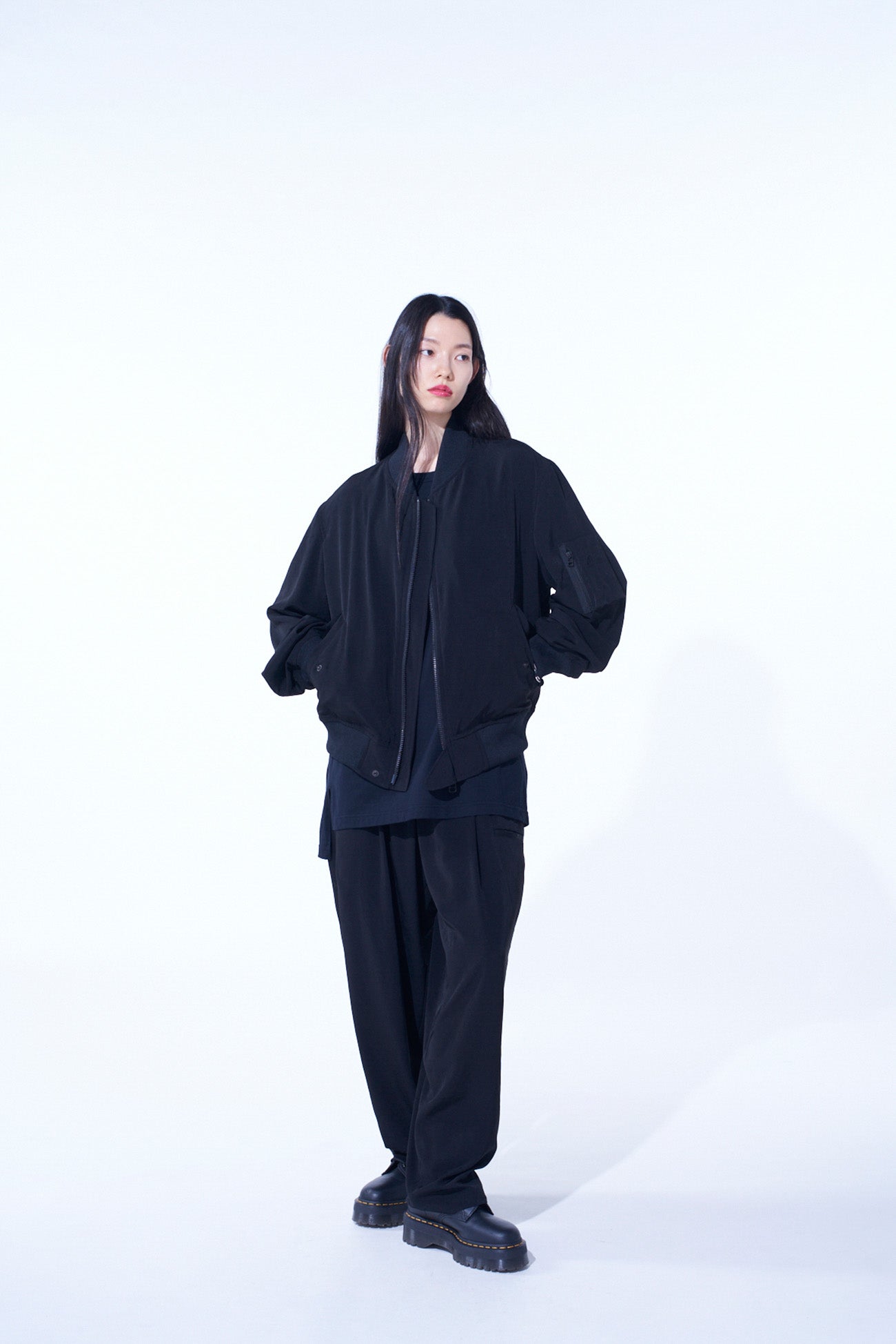Stylish Crepe de Chine Bomber Jacket for Women & Men | Lightweight & Comfortable | Perfect for Casual Outfits, Streetwear & Layering