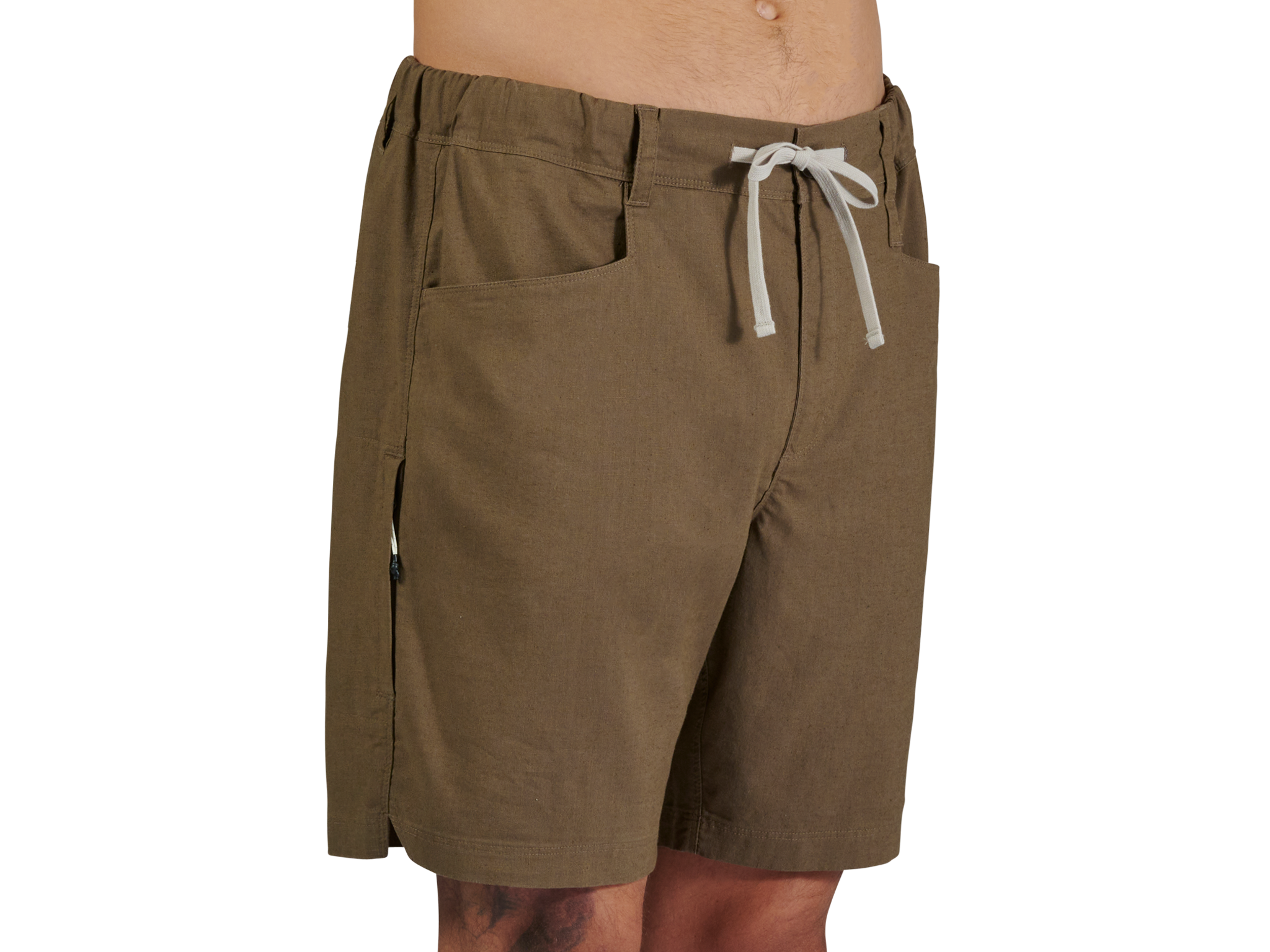 Kinisi Men's Hemp Shorts - Breathable & Eco-Friendly Casual Wear for Summer Outdoor Activities