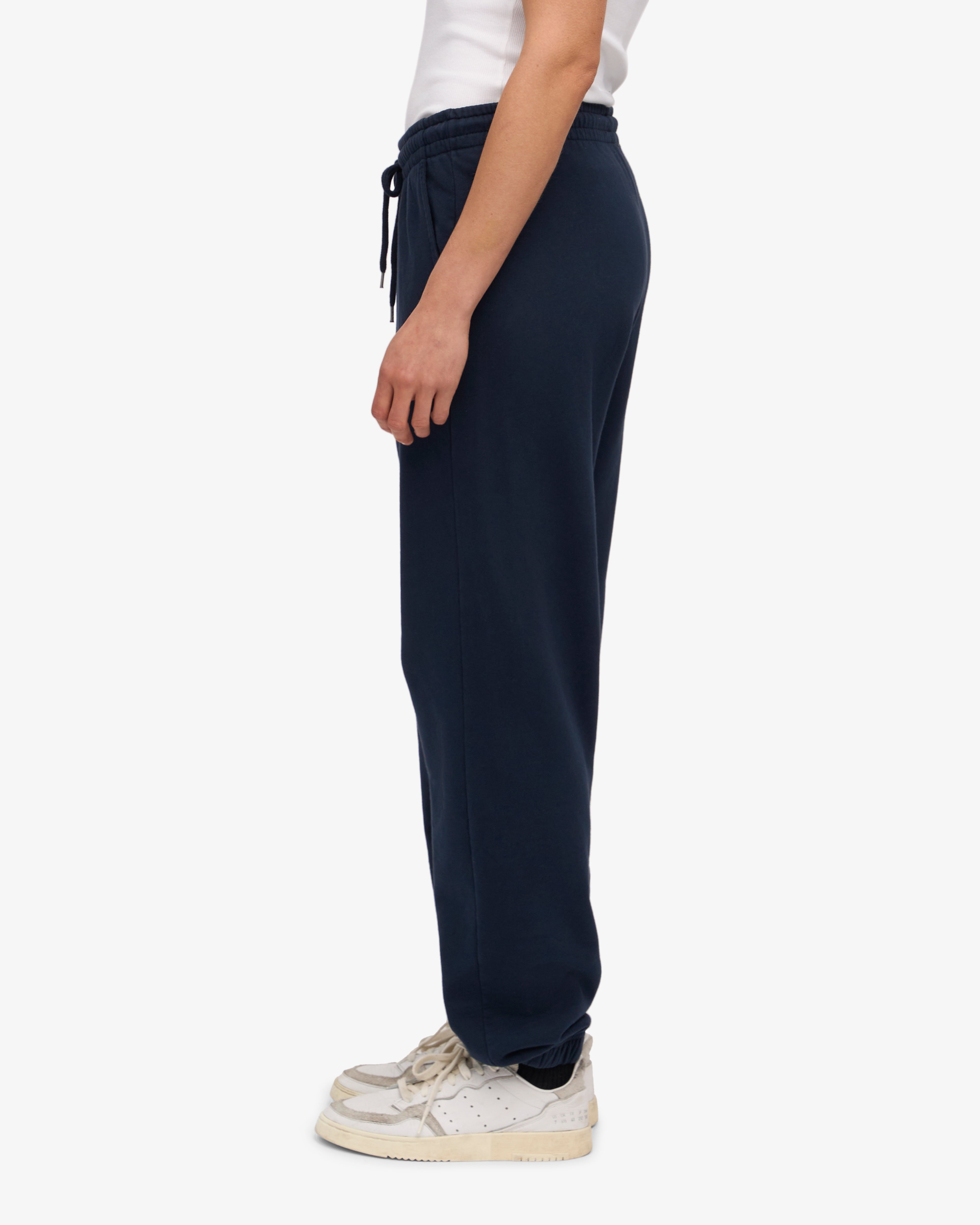 Premium Organic Cotton Sweatpants for Women & Men - Soft & Comfortable Navy Blue Joggers for Lounge, Yoga & Workout - Eco-Friendly Casual Pants