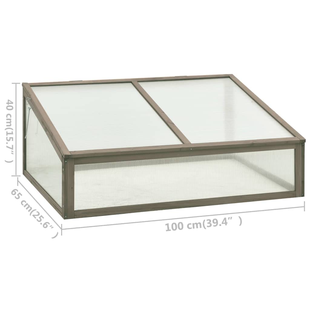 Premium Solid Firwood Greenhouse with Polycarbonate Board – Durable, Sturdy Frost Protection Garden Greenhouse for Plants, Flowers & Vegetables | Perfect for Backyard, Patio & All-Season Gardening