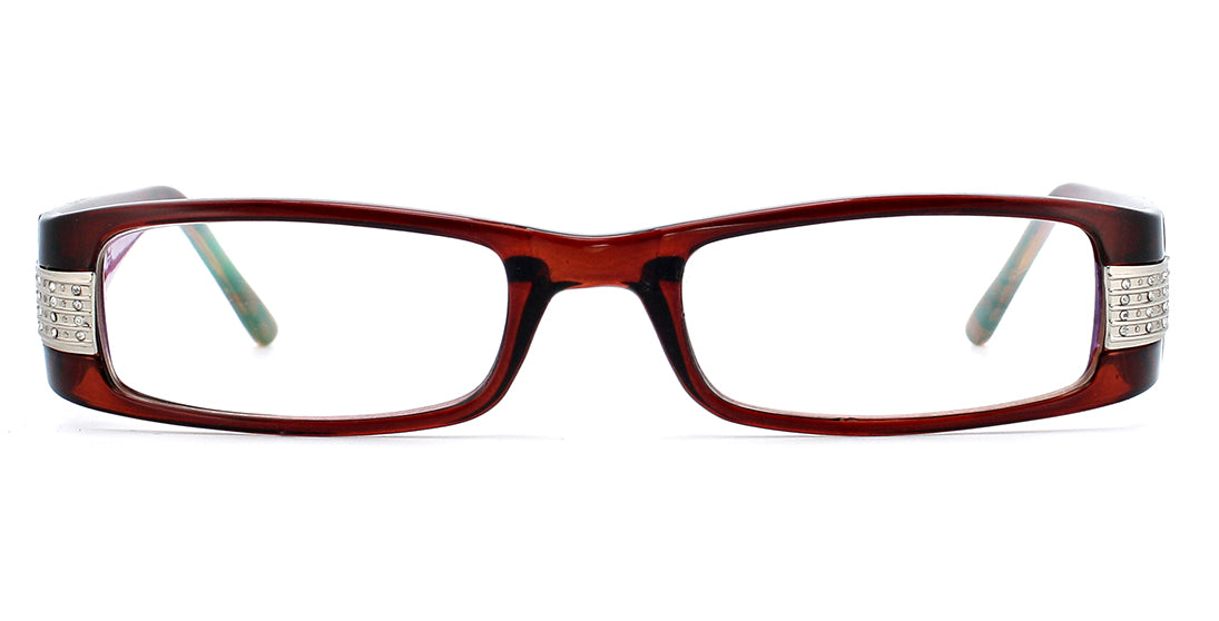 Premium Low Profile Rectangle Reading Glasses JV535 - Brown Tortoise Frame for Women & Men - Perfect for Reading, Computer Work & Office Use