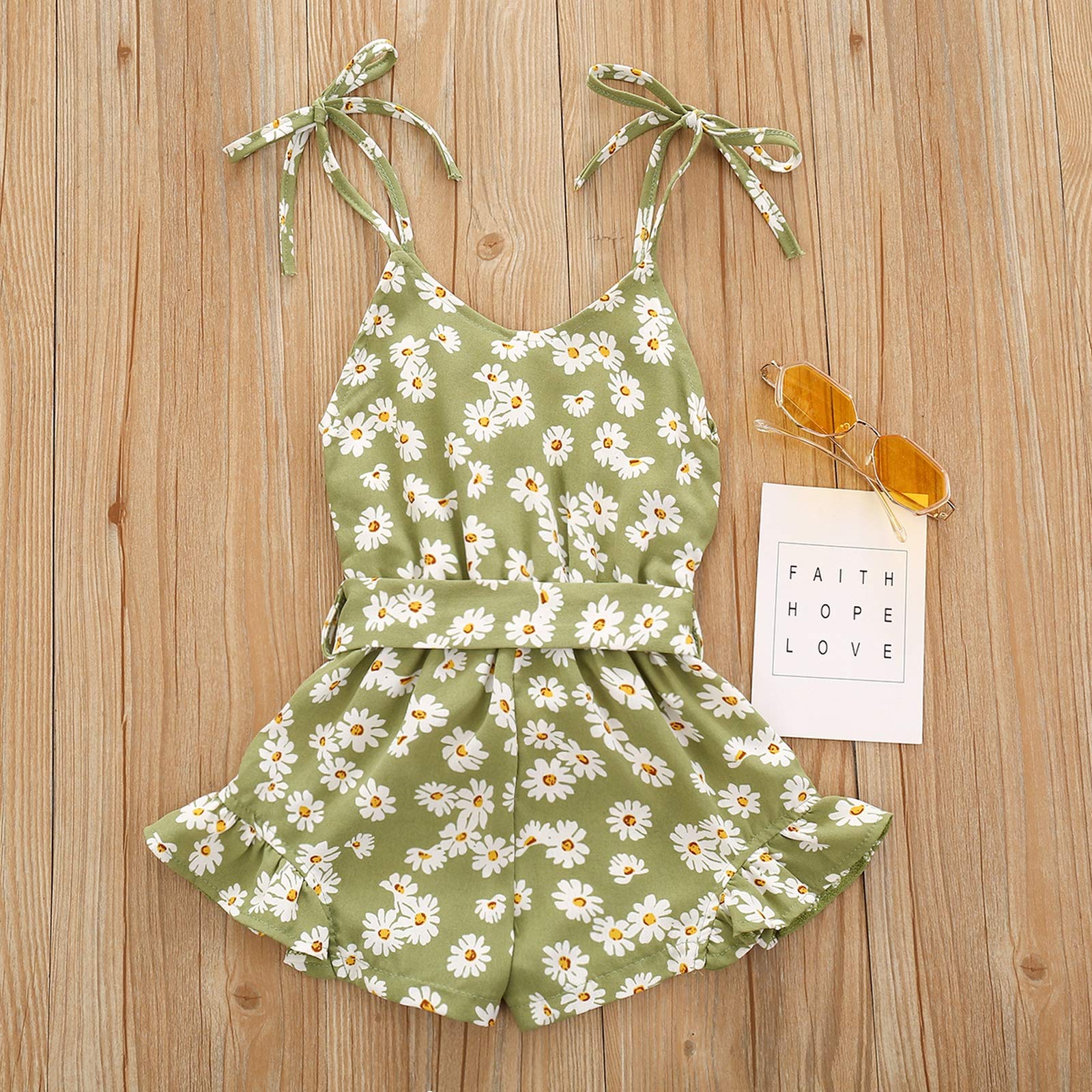 Adorable Baby Girl Summer Halter Romper Outfit - 6 Months to 5 Years | Perfect for Beach, Playdates & Family Photos