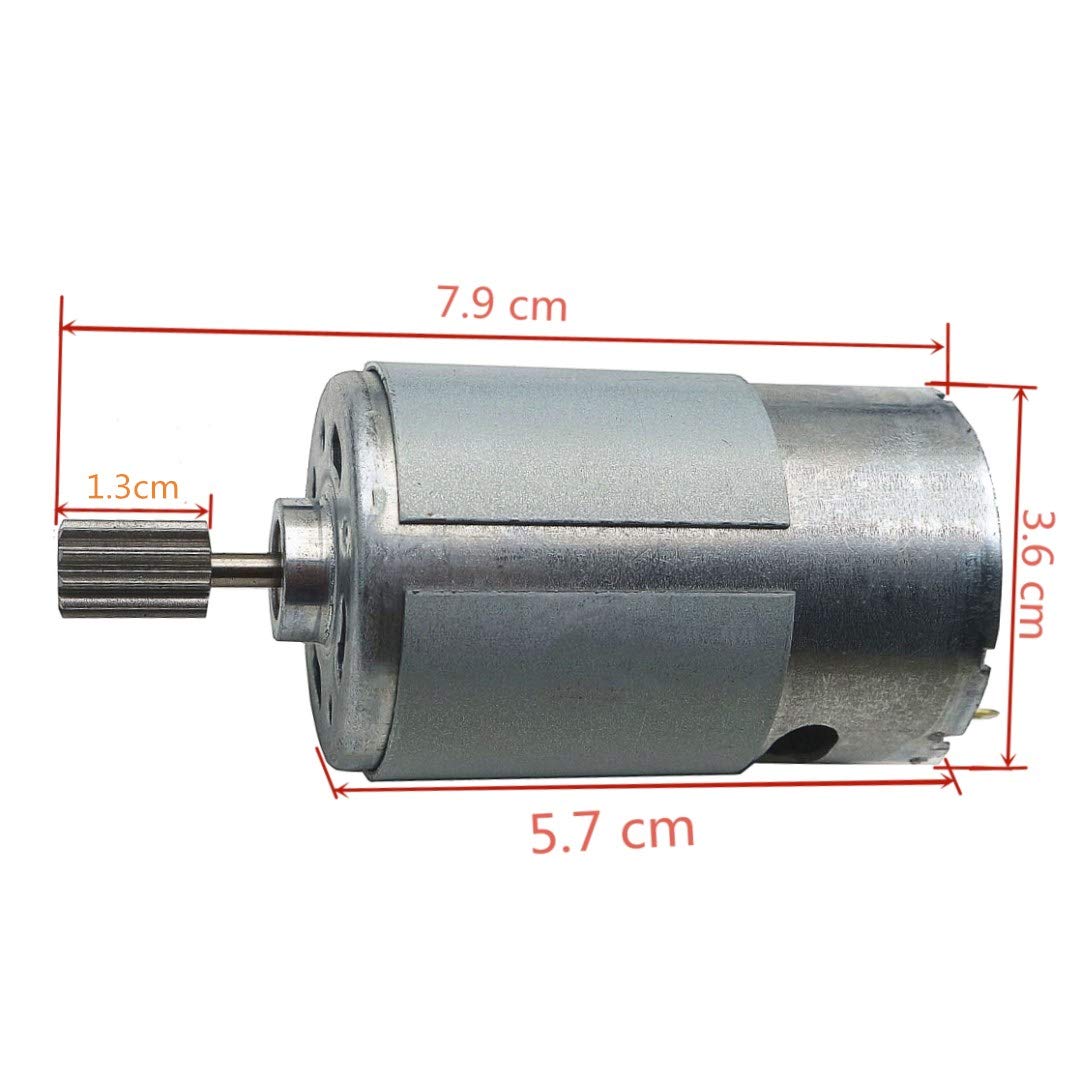 Universal RS550 12V Electric Motor 40000RPM High-Speed Replacement Part for Kids Ride-On Cars & DIY Toy Vehicles - Perfect for Electric Car Upgrades, STEM Projects, and Children's Toy Repairs