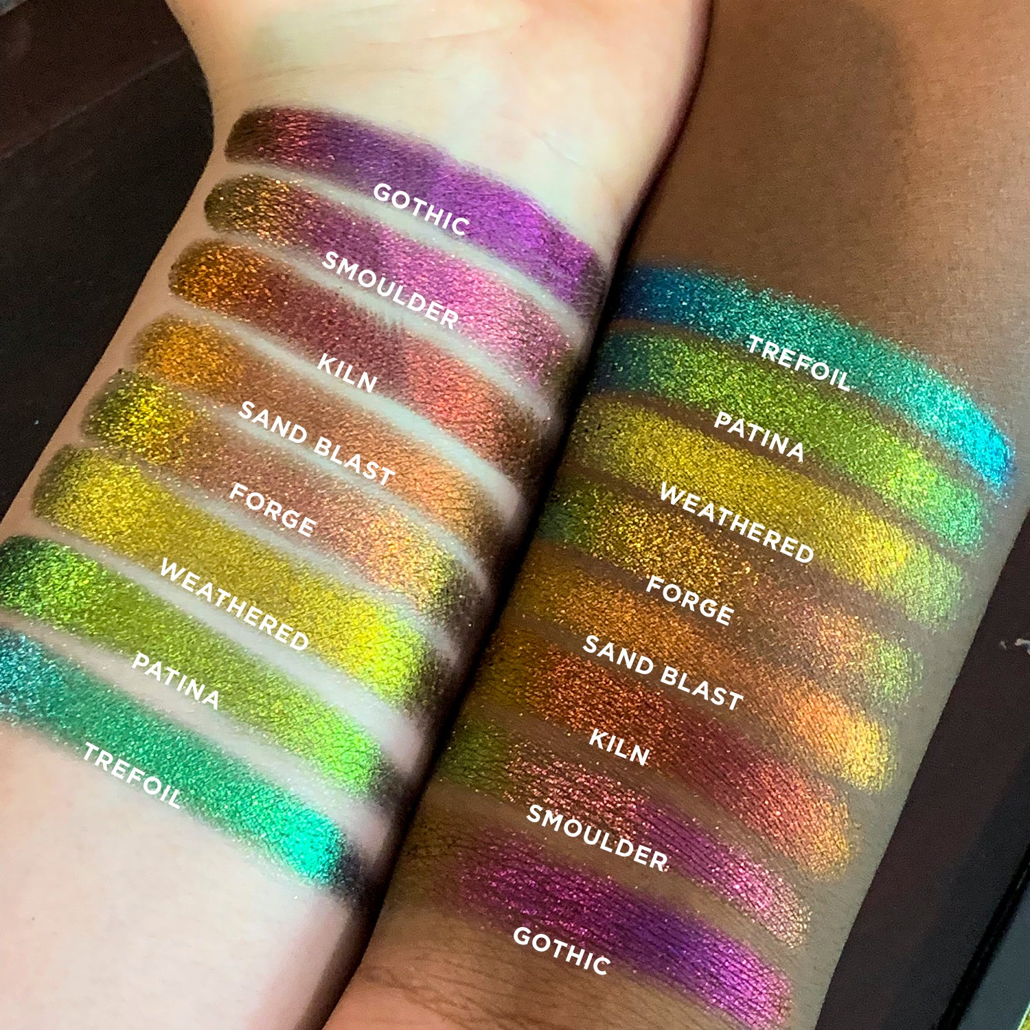 Multichrome Eyeshadow Palette - Jewel-Toned Shimmer & Metallic Finish for Stunning Eye Makeup | Perfect for Parties, Night Out & Special Occasions