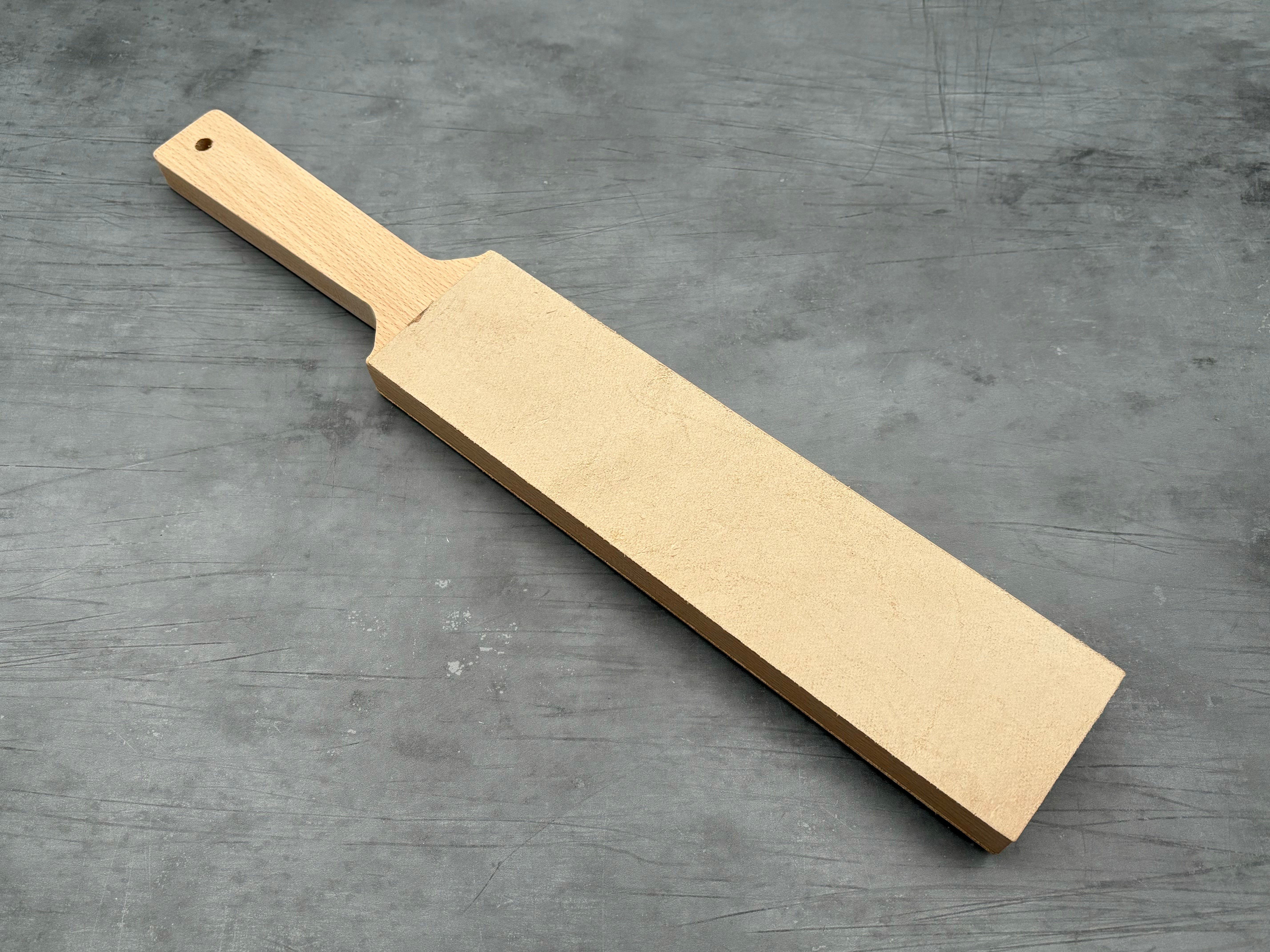 Premium Dual-Sided Leather Strop for Knives & Razors - Large Size (12