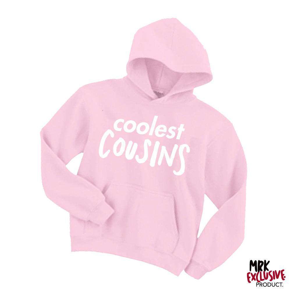 Coolest Cousins Hoodies (MRK X) - Trendy Matching Family Hoodies for Siblings & Cousins - Perfect for Family Reunions, Holidays & Group Photos