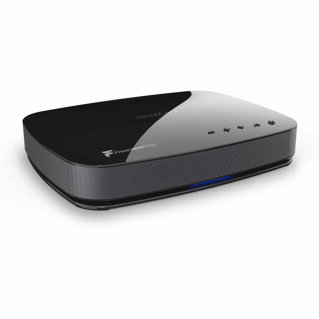 HUMAX Aura 4K Android TV Box with Freeview Play, Google Assistant & Chromecast - 2TB HDD for Streaming, Recording & Smart Home Control - Perfect for Living Room Entertainment