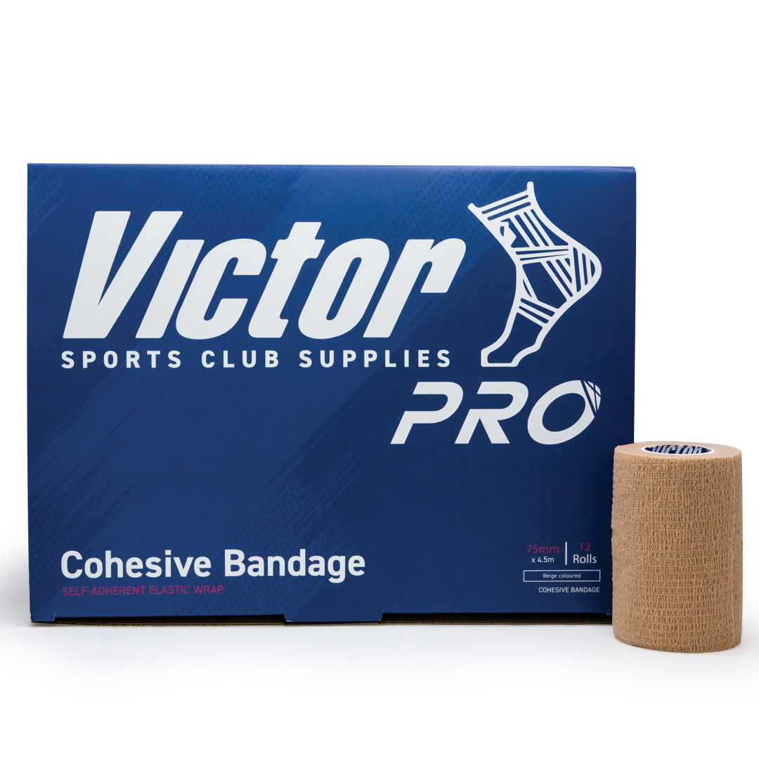 Victor Pro Cohesive Bandage Box - Self-Adhering Medical Wrap for Sports Injuries, First Aid & Veterinary Use - Latex-Free & Breathable Support Bandage for Ankles, Wrists & Joints (Ideal for Athletes, Nurses & Pet Care)