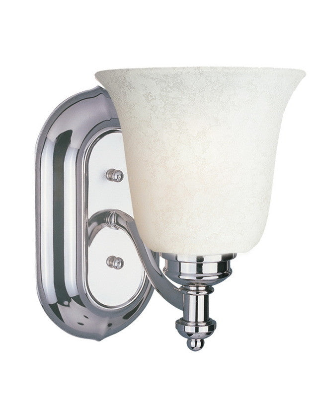 Z Lite Lighting 301 1V CH WM6 Polished Chrome Wall Sconce - Single Light Fixture for Bedroom, Hallway & Living Room Decor