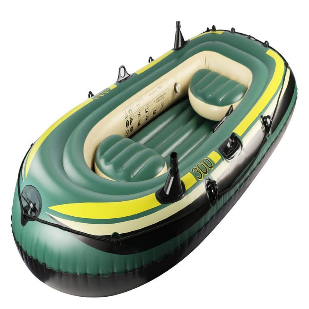 **Comeon Inflatable Boat for 2-3 Persons - Lightweight Kayak Raft Set for Adults & Youth - Perfect for Outdoor Water Sports, Rafting, Fishing & Lake Adventures**
