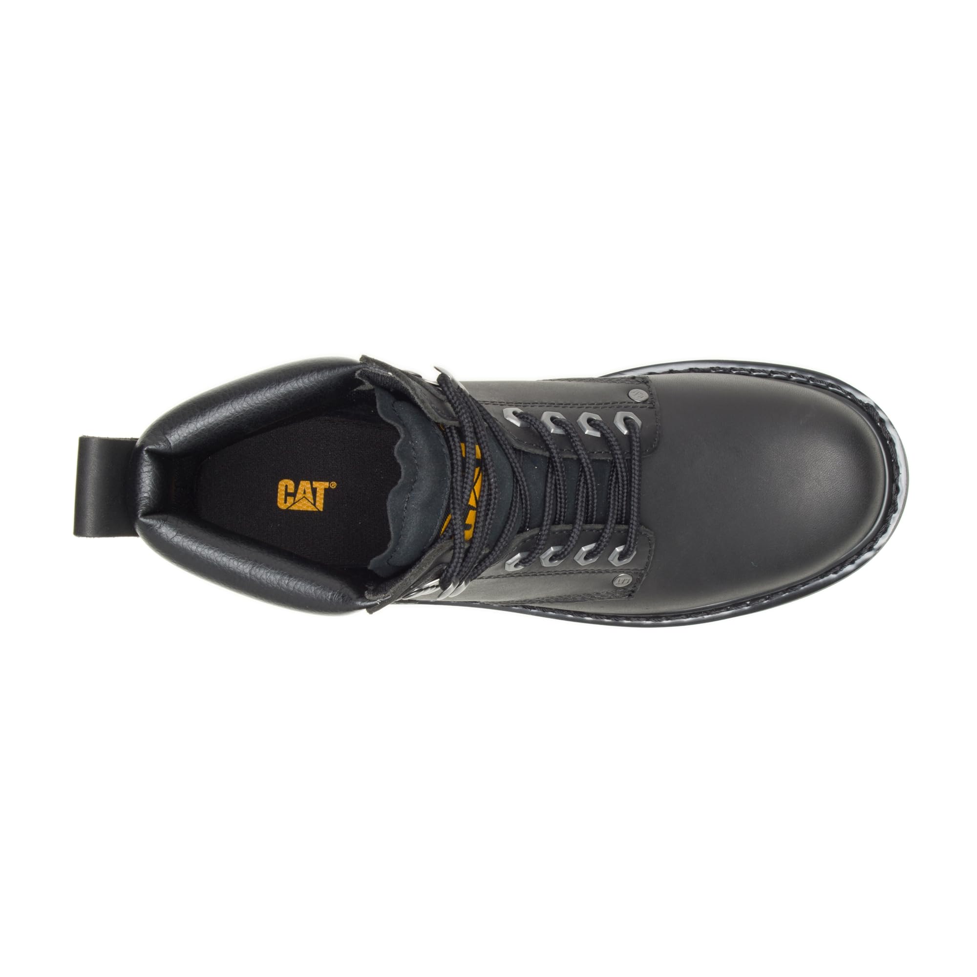 CAT Men's Second Shift Soft Toe Work Boot - Steel Toe Safety Shoes for Construction & Warehouse - Comfortable Slip Resistant Work Boots for Outdoor & Industrial Use