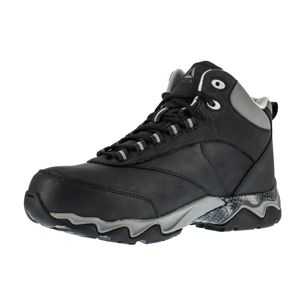 Reebok Men's Beamer Safety Toe Waterproof Work Boots - Steel Toe Athletic Shoes for Construction, Hiking & Outdoor Work