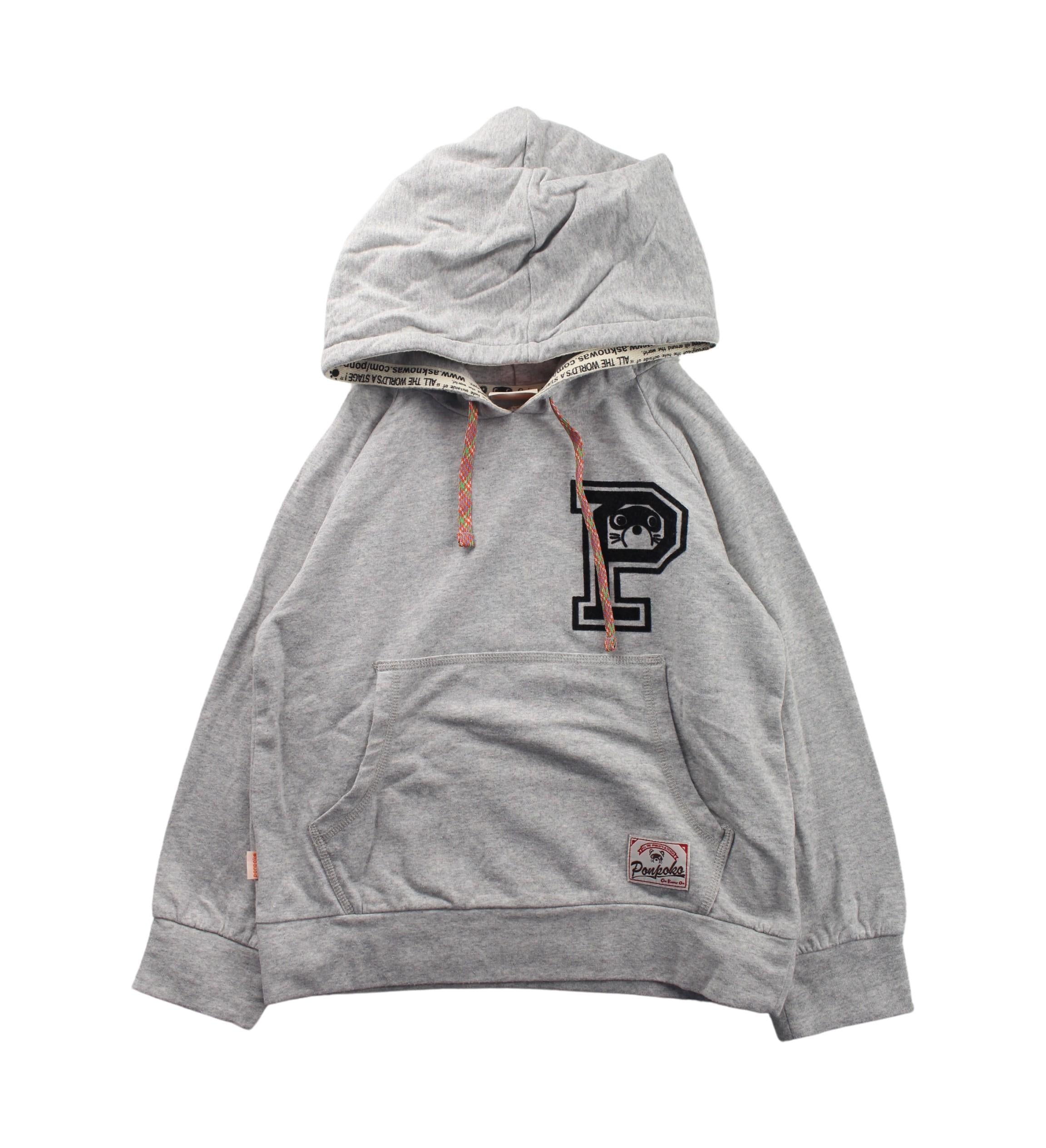 Ponpoko Hooded Sweatshirt for Kids - Soft Cotton Pullover 5T 6T - Cozy Winter Outfit for Boys & Girls