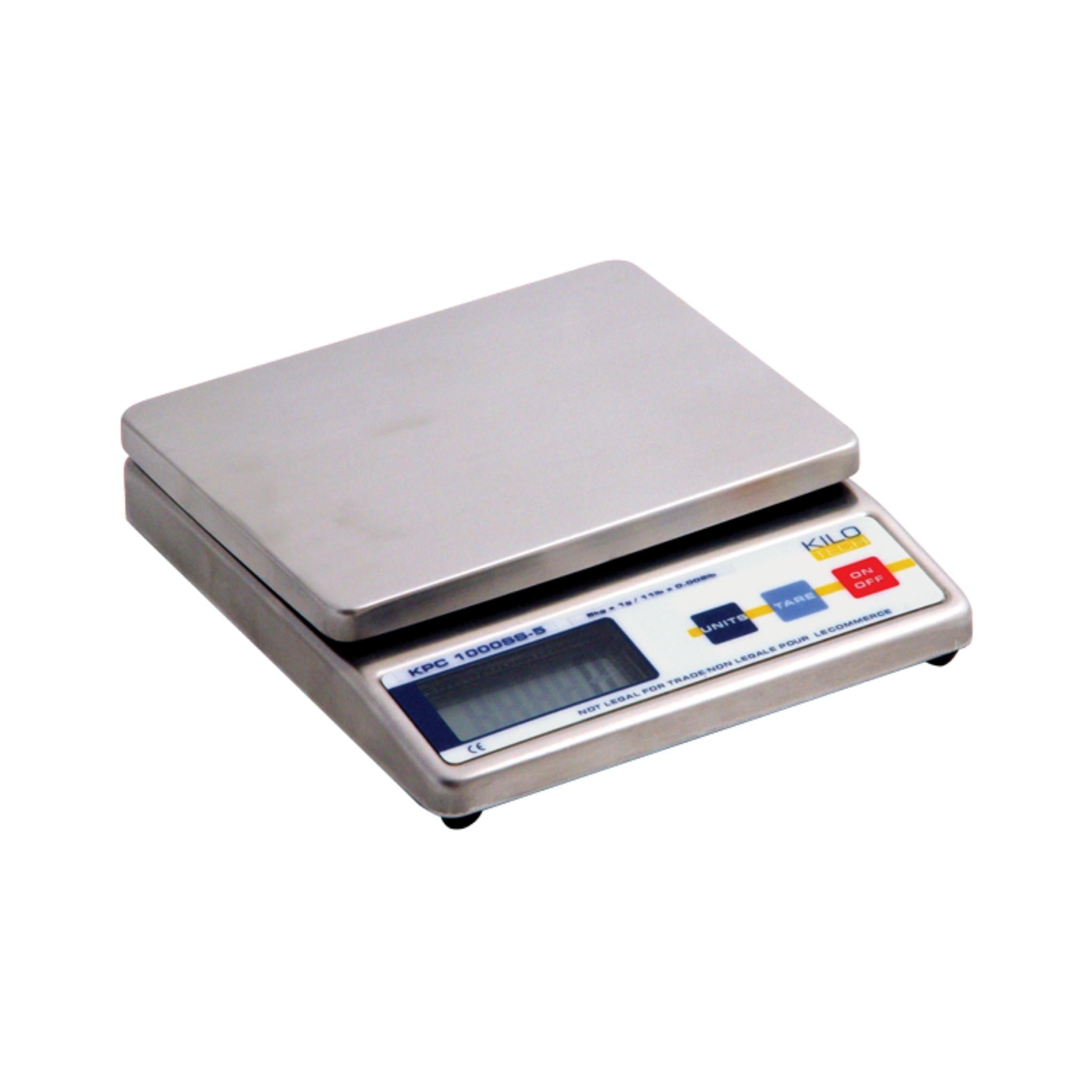 Kilotech KPC 1000 Stainless Steel Portion Control Scale - Perfect for Commercial Kitchens, Bakeries & Food Service Businesses