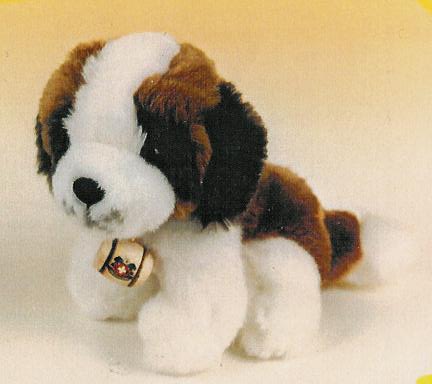 Adorable St. Bernard Plush Toy - Soft & Cuddly Small Dog Stuffed Animal for Kids, Gift & Nursery Decor | Perfect for Cuddling, Gifts & Themed Bedrooms