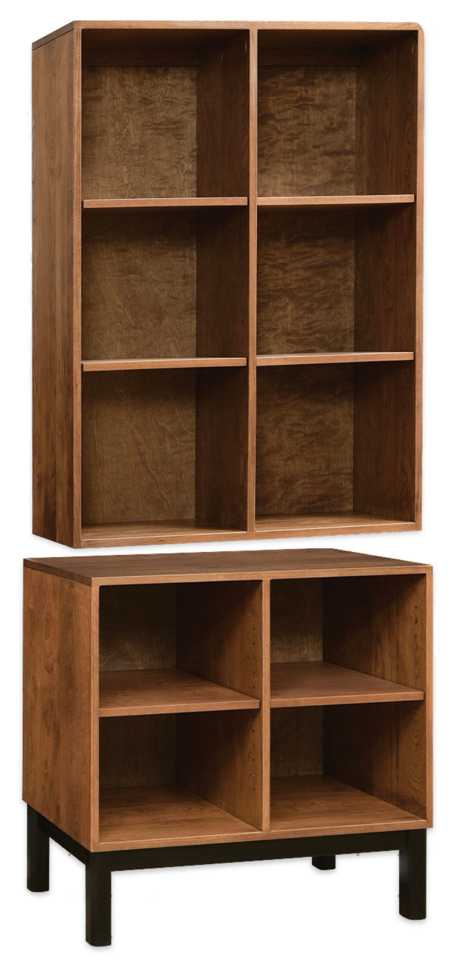 Customizable Wooden Bookcase for Home & Office - Modern Storage Shelf for Books, Decor & Organizing Spaces
