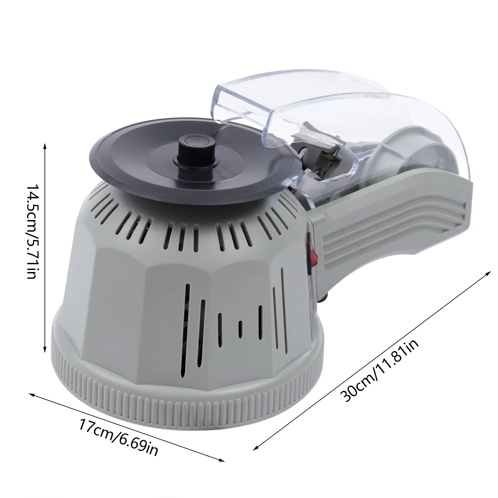 Electric Tape Dispenser - Automatic Tape Cutting Machine with Rotary Disc for Scotch, Aluminum Foil & Mara Tape | Perfect for Packaging, Shipping & DIY Projects