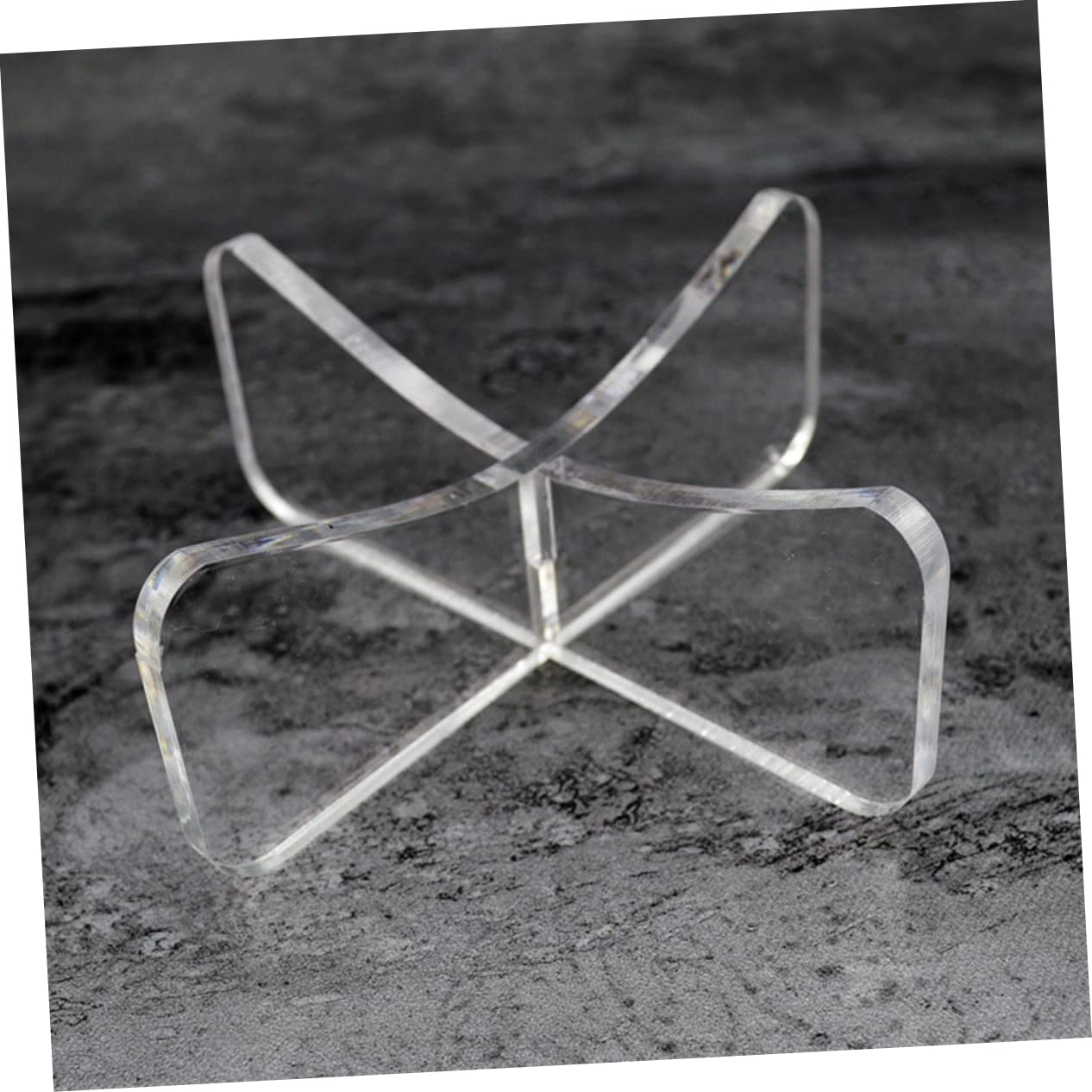 BESPORTBLE 2-Pack Acrylic Display Shelves - Volleyball & Basketball Stand Holder for Sports Memorabilia, Awards, and Collectibles - Perfect for Home, Office, or Store Showcase