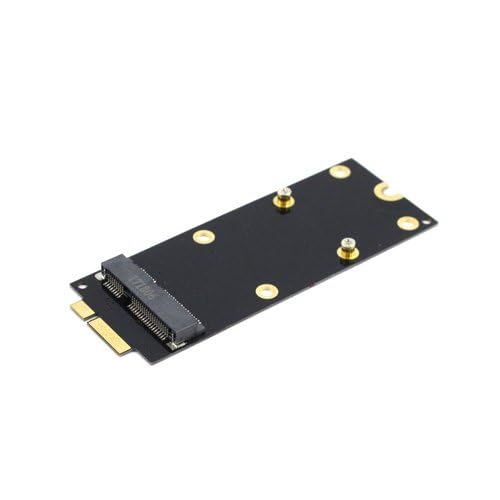 7+17 Pin mSATA SSD to SATA Adapter Card for MacBook Pro 2012 (MC976/A1425/A1398) - Upgrade Your MacBook Storage for Faster Performance & Data Transfer