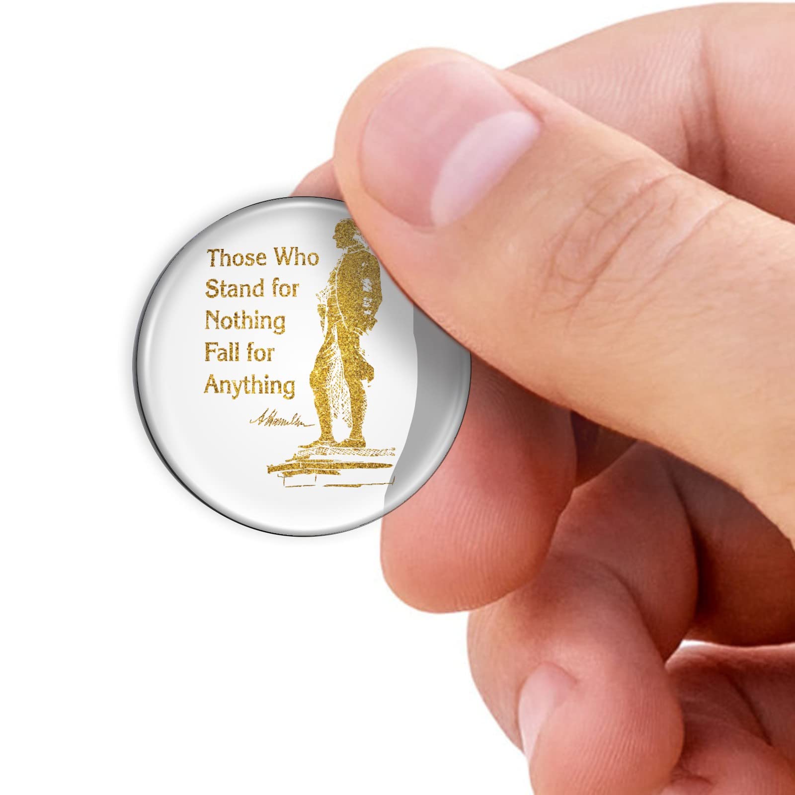 Hamilton Broadway Musical Strong Flexible Refrigerator Magnet - 1.1 Inch Epoxy Dome - Perfect for Fans, Gifts & Home Decor