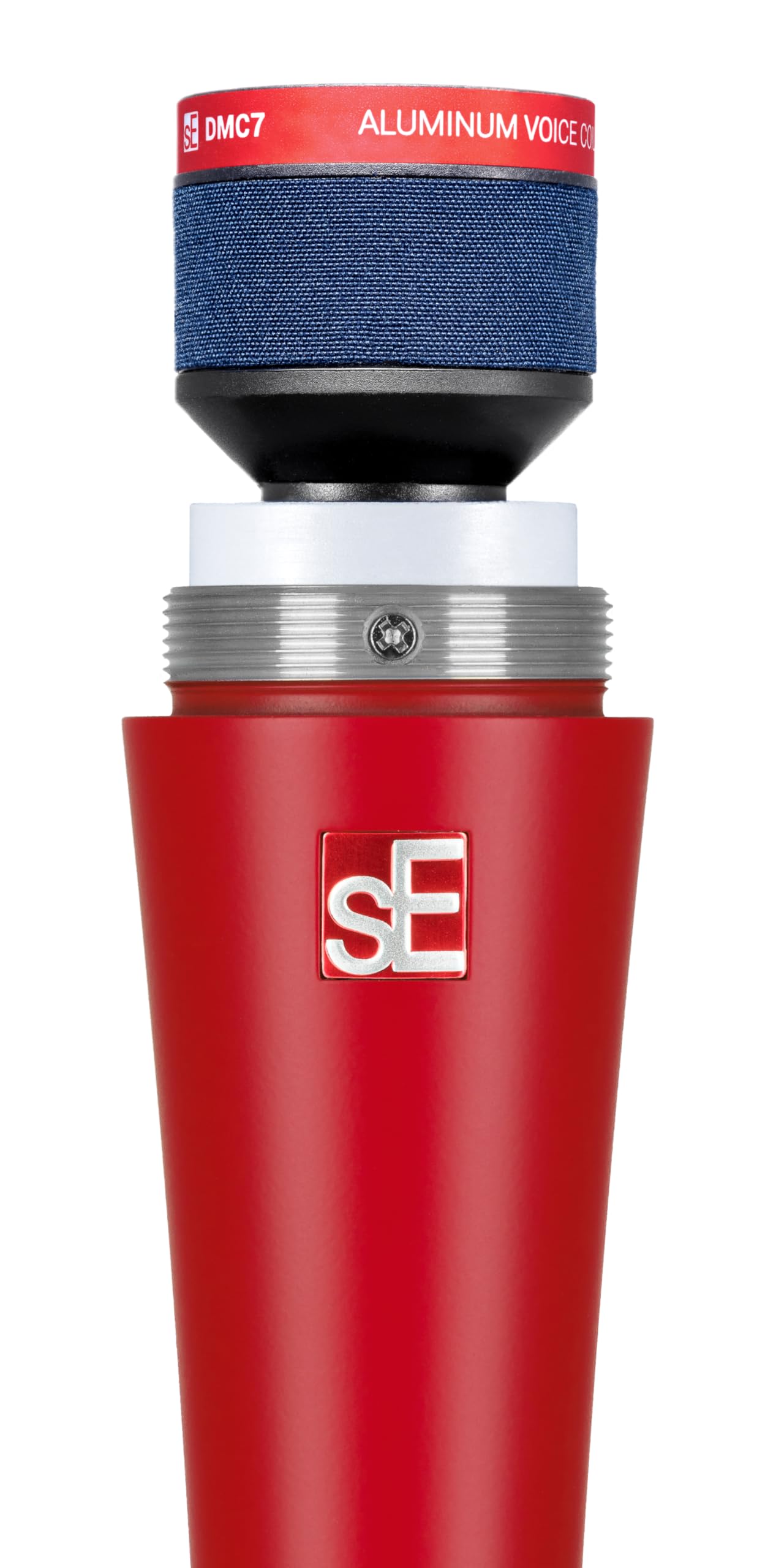 SE Electronics V7-RED Professional Studio-Grade Supercardioid Handheld Microphone - Ideal for Podcasting, Live Streaming & Vocal Recording (Red)