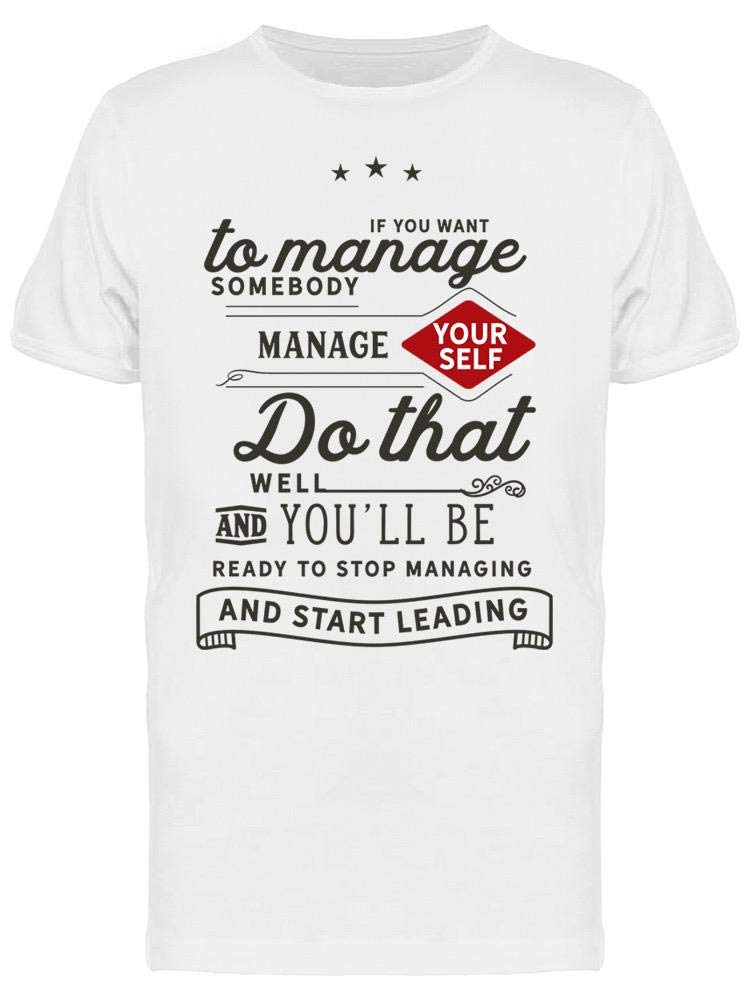 Smartprints Ready to Stop Managing Tee - Premium Men's Graphic T-Shirt - Comfortable Cotton Tee for Casual Wear, Street Style & Everyday Outfits