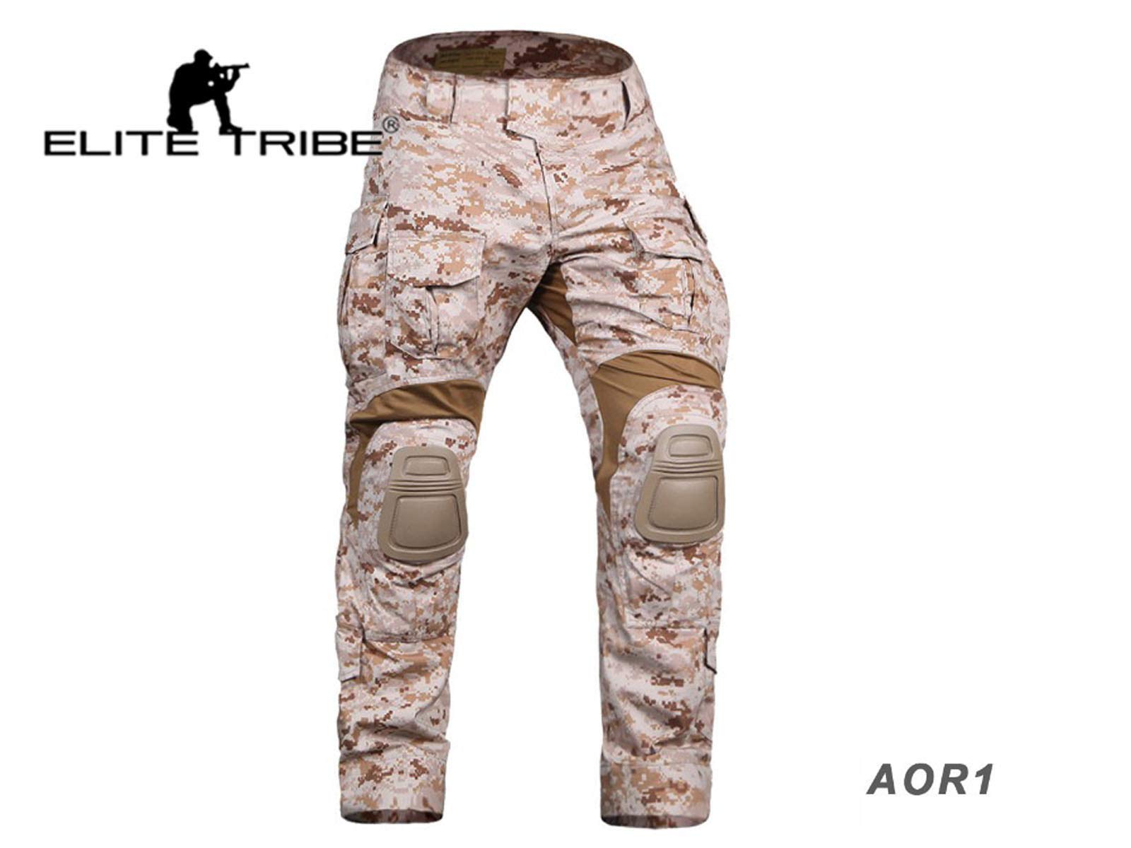 Emerson Airsoft Tactical BDU Military Combat Uniform Set - Gen3 AOR1 Camo Shirt & Pants for Airsoft, Paintball, Military Simulation & Outdoor Tactical Training